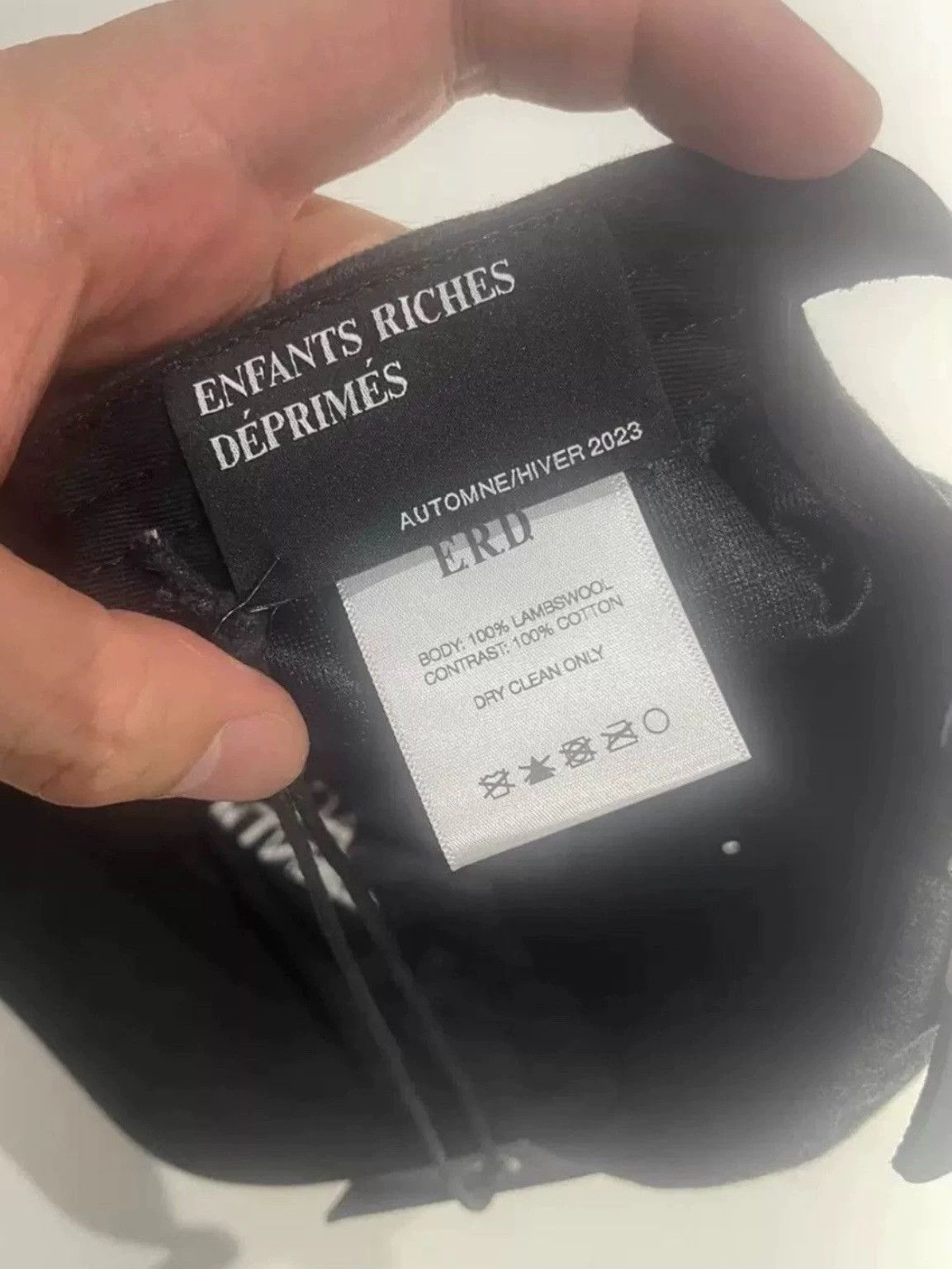 Enfants Riches Deprimes Enfants Riches Deprimes Enfants Riches Deprimes Wool embro Size ONE SIZE - 3 Thumbnail