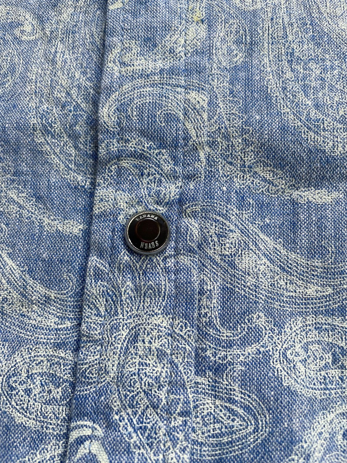 If Six Was Nine JAPANESE BANANA SEVEN BANDANA PATTERN BUTTON DOWN SHIRT Size US L / EU 52-54 / 3 - 7 Thumbnail