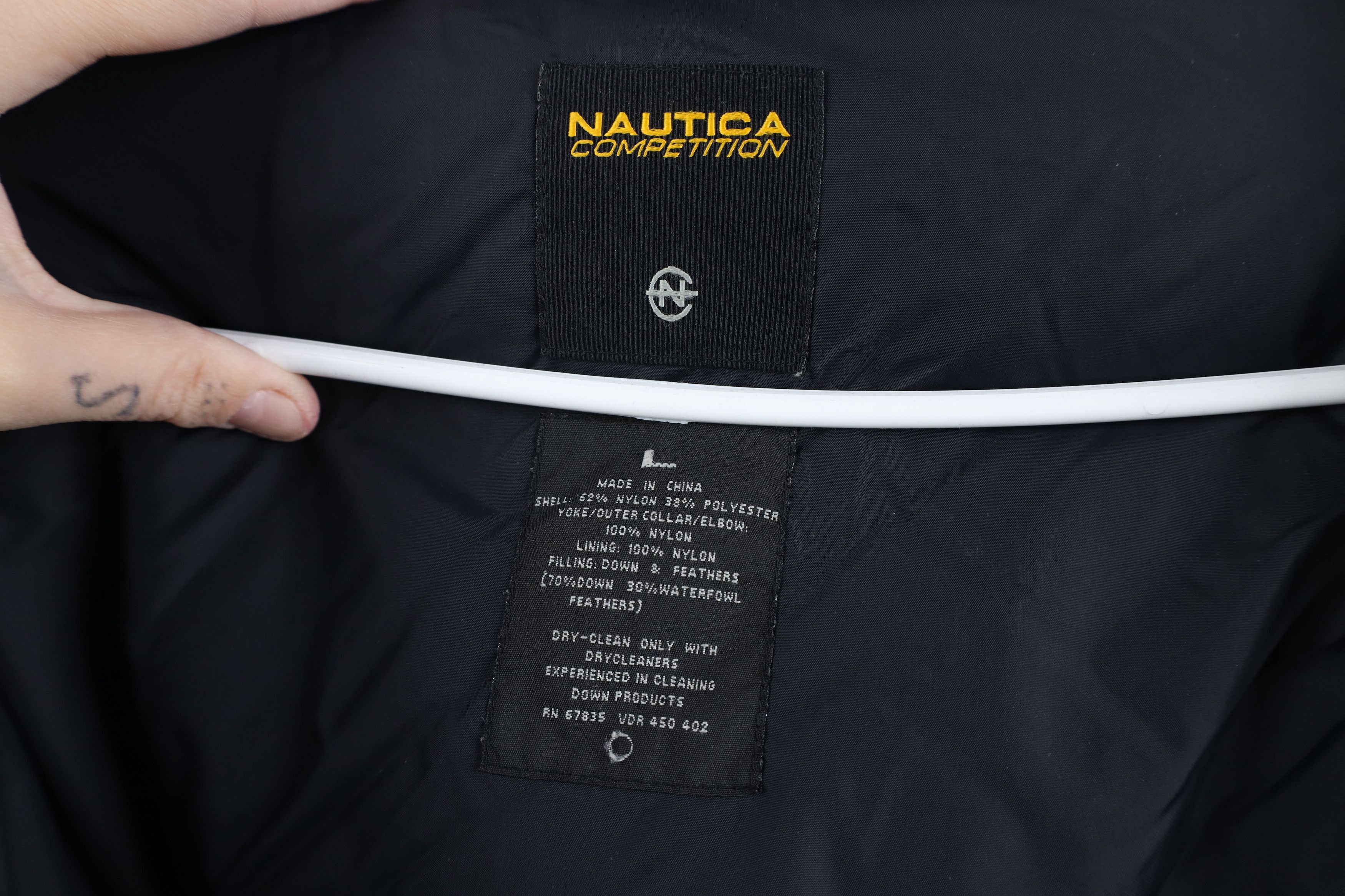 Nautica Vintage 90s Nautica Competition Block Down Puffer Jacket Size US L / EU 52-54 / 3 - 10 Thumbnail