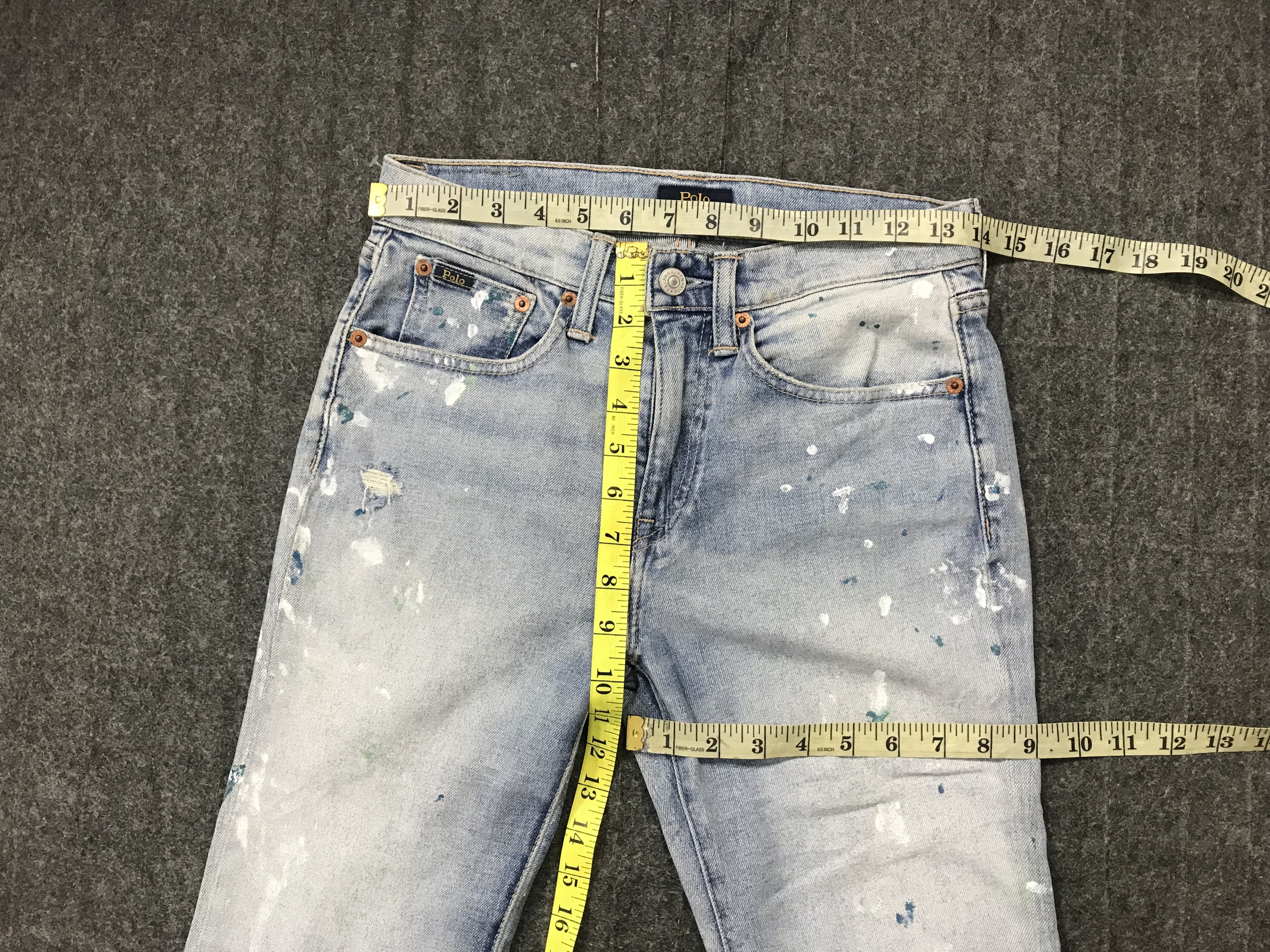 Polo Ralph Lauren Polo Ralph Lauren Chryste Kick Flare Crop Denim Jeans Pant Size 26" / US 2 / IT 38 - 13 Thumbnail