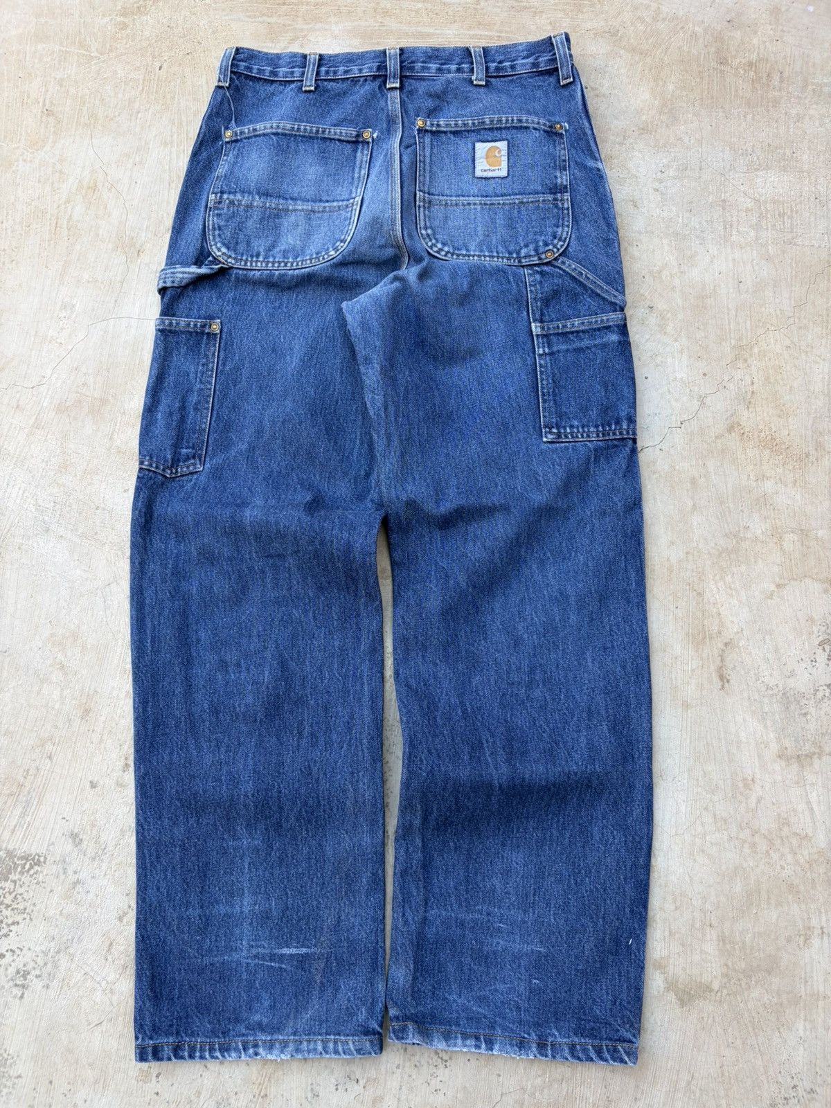 Carhartt Vintage 00s Carhartt Double Knee Denim Pant Size US 33 - 4 Thumbnail