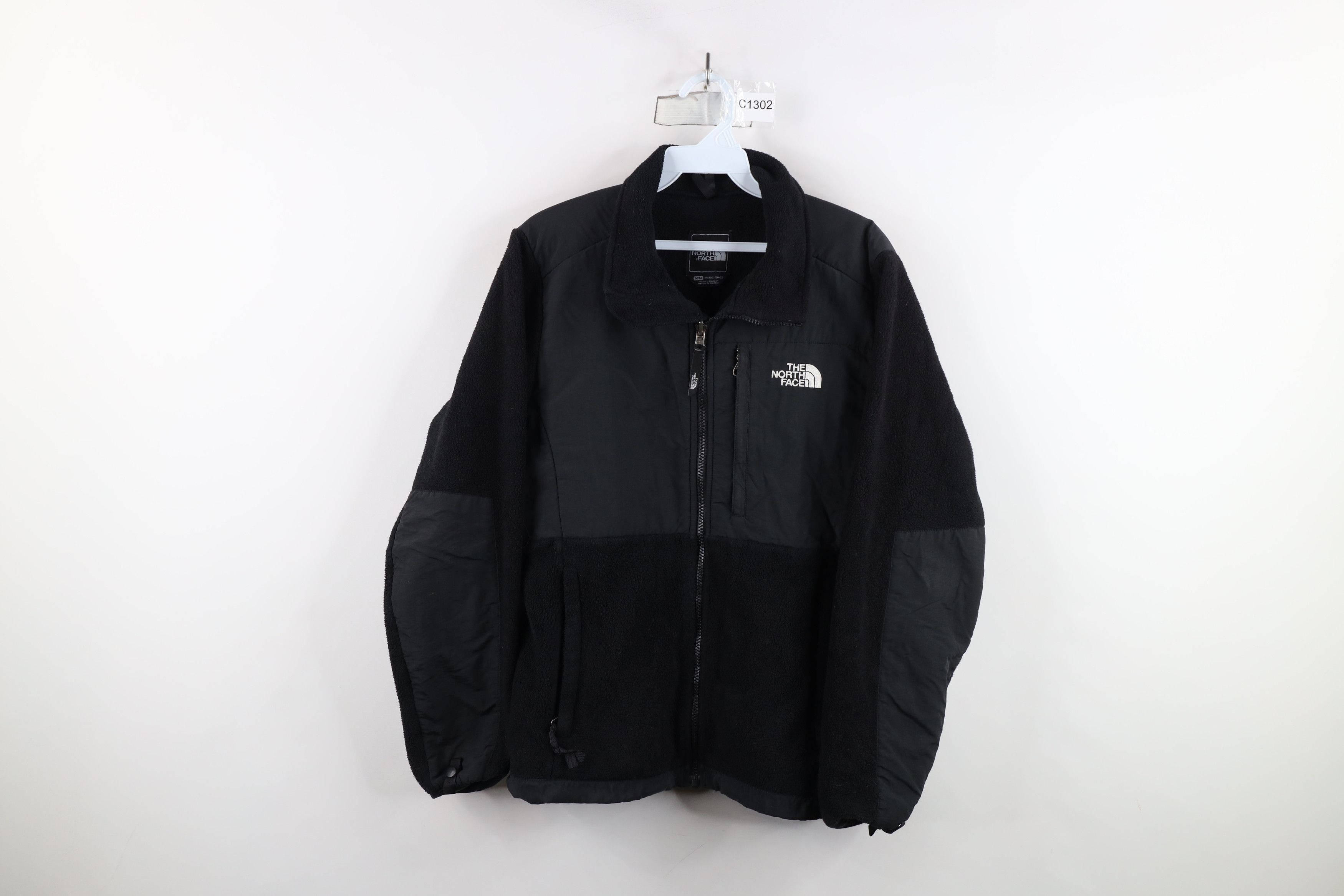 Vintage The North Face Distressed Denali Fleece Jacket Black