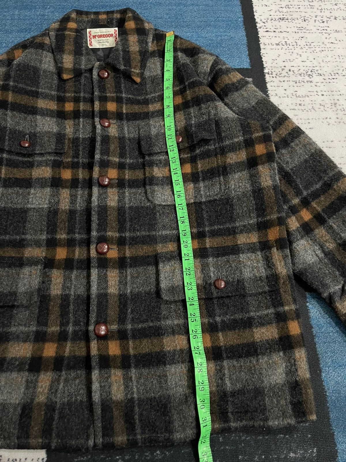 McGregor × Vintage Vintage Mcgregor Plaid Wool Jacket Size US XL / EU 56 / 4 - 15 Thumbnail