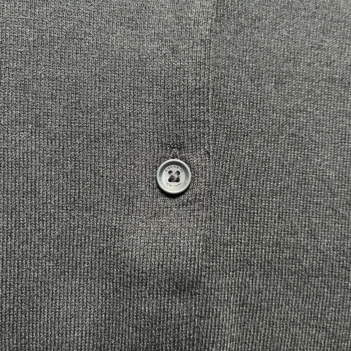 Coach Coach Black Cardigan Sweater Streetwear Luxury Designer Size XXS / US 00 / IT 34 - 4 Thumbnail