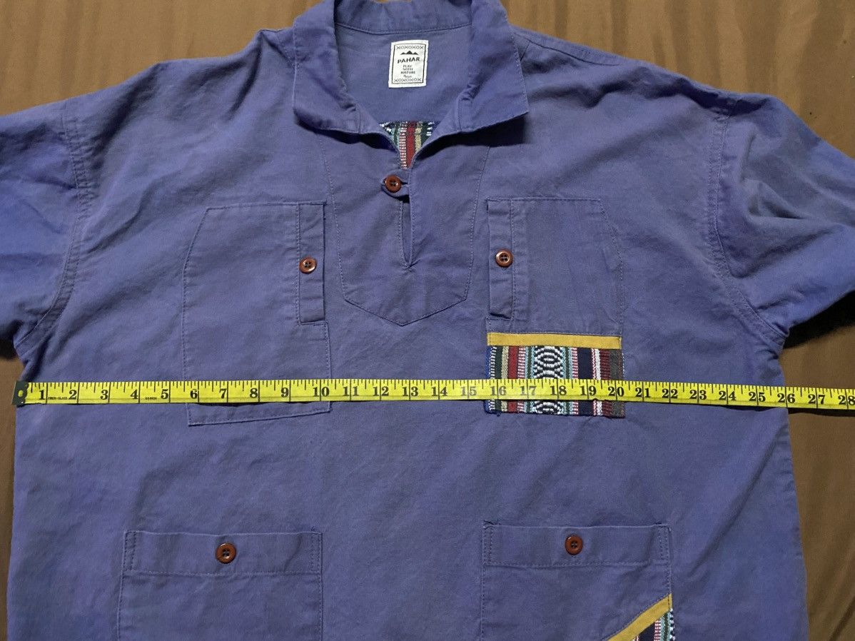 Japanese Brand Pahar by Amina Multipocket Navy Shirt Size US L / EU 52-54 / 3 - 7 Thumbnail