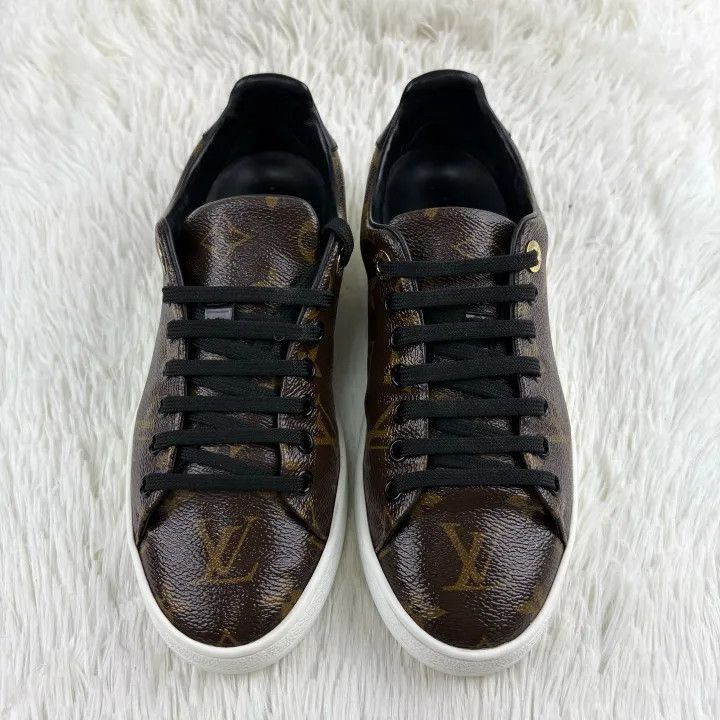 Louis Vuitton Louis Vuitton Frontrow Monogram Low-top Fashion Sneakers -2 Size US 6 / IT 36 - 2 Thumbnail