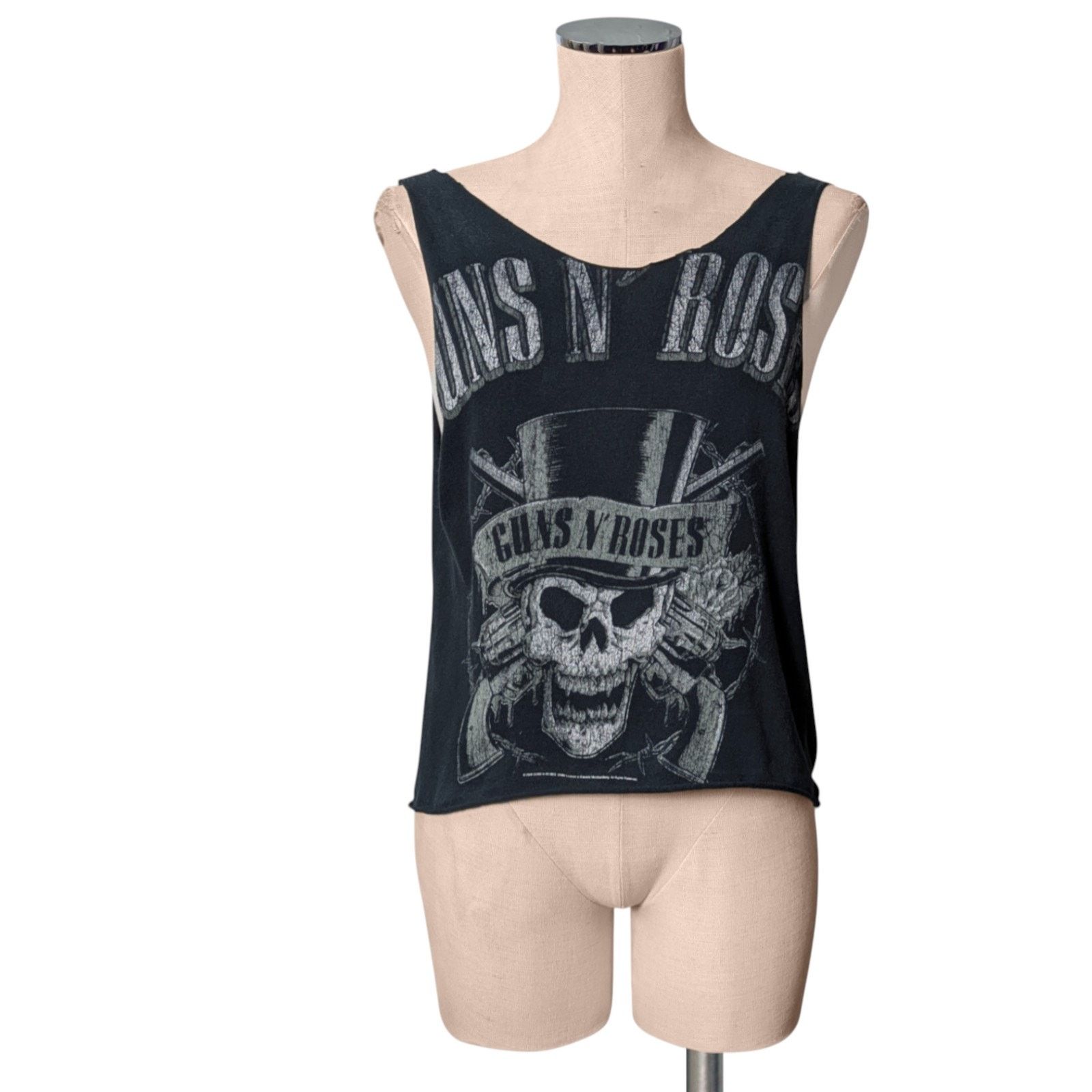 Other GUNS N' ROSES Black Cut Off Raw Hem Tank Top T-Shirt M Size M / US 6-8 / IT 42-44 - 1 Thumbnail