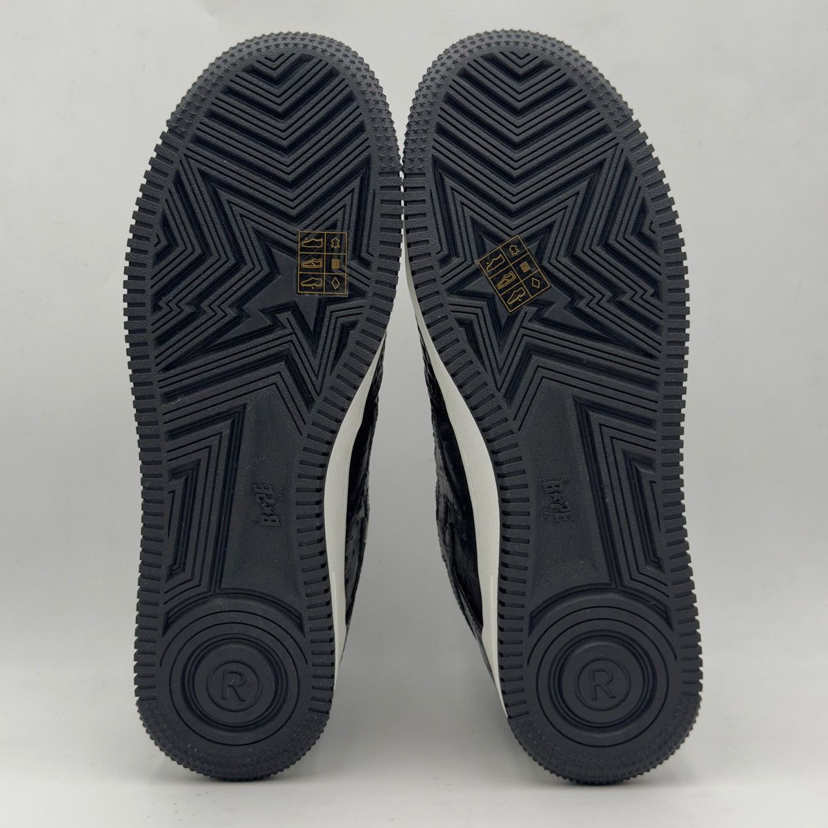Bape A Bathing Ape Bapesta Neighborhood Black 2023 Size US 12 / EU 45 - 15 Thumbnail