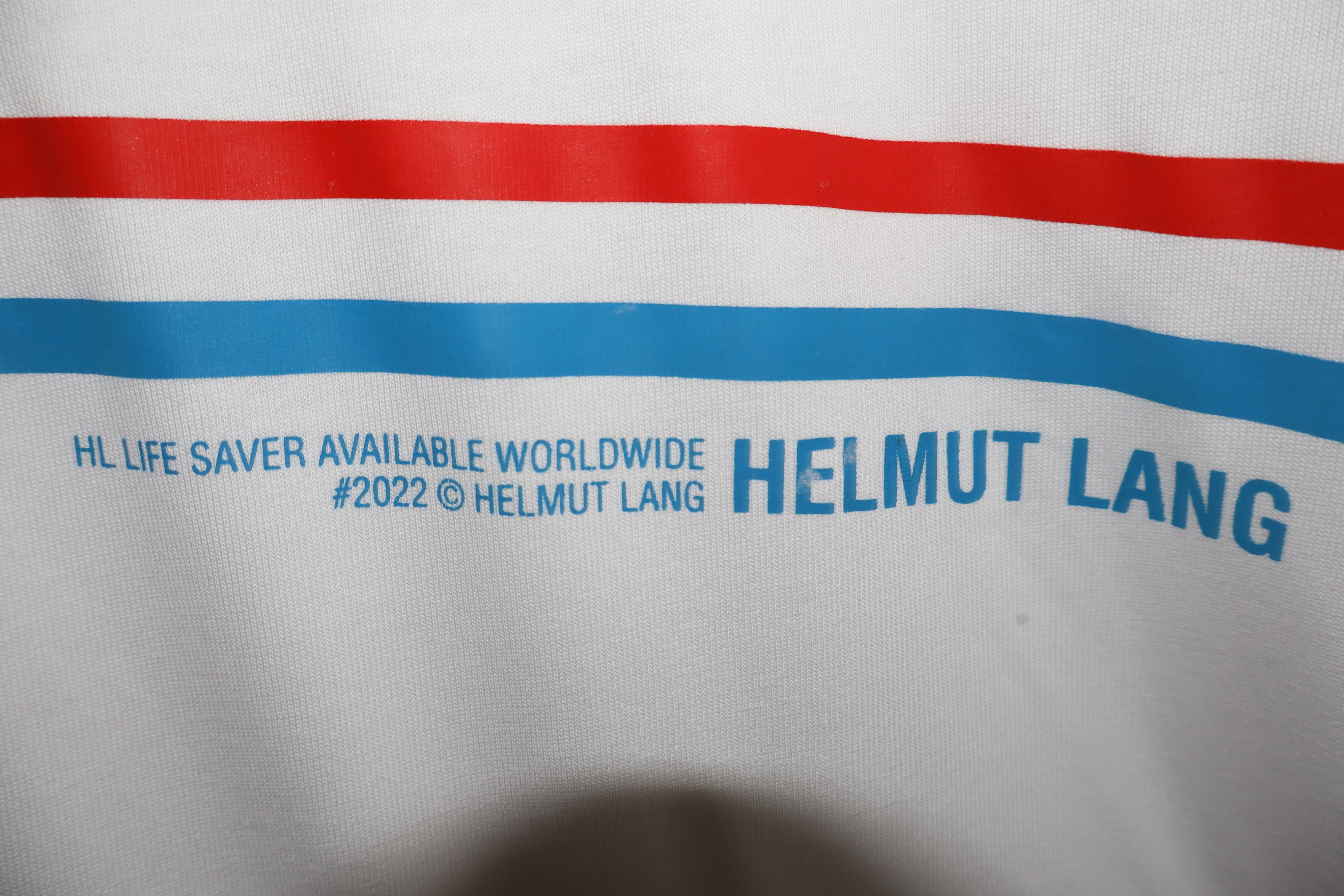 Helmut Lang Life safer t-shirt Size US M / EU 48-50 / 2 - 5 Thumbnail