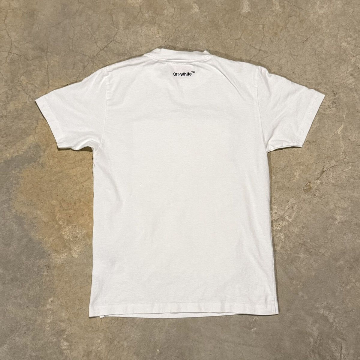 Off-White Mona Lisa Tape Tee White