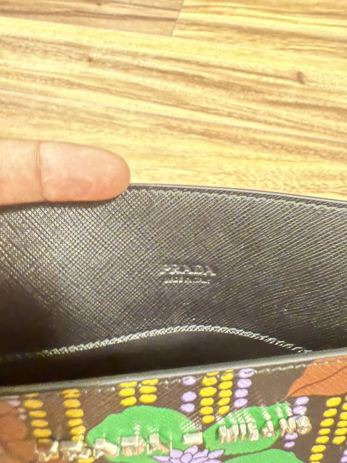 Prada Prada Saffiano Leather Flower Print iPad Tablet Case Size ONE SIZE - 9 Thumbnail