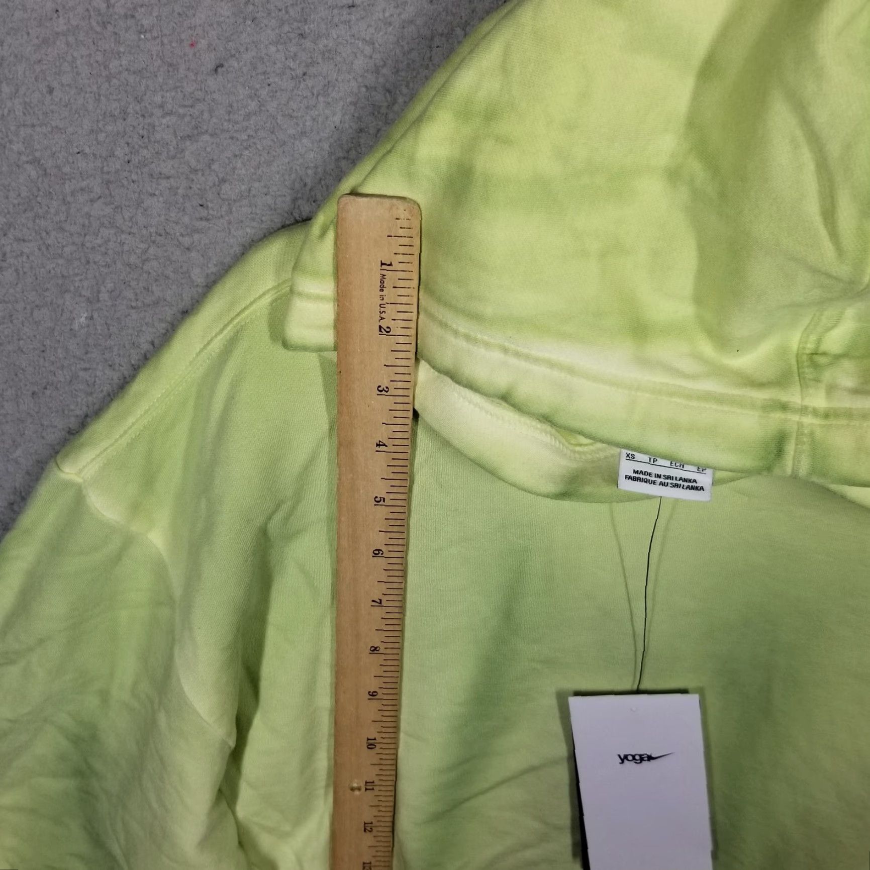 Nike Nike Fleece Hoodie Womens XS Pullover Outdoor Hooded Regular - Lemon Twist Yellow, Nike DN3711-736, 90s? Size XS / US 0-2 / IT 36-38 - 5 Thumbnail