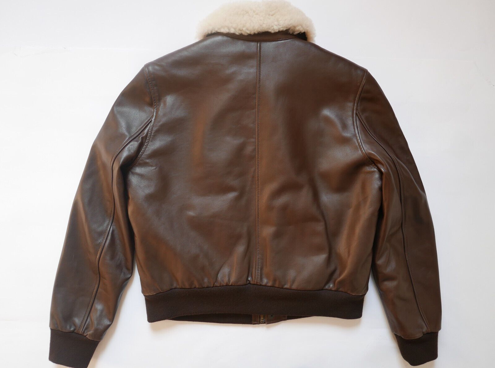 Polo Ralph Lauren Polo Ralph Lauren Jacket Bomber Aviator Leather Shearling L Size L / US 10 / IT 46 - 2 Thumbnail