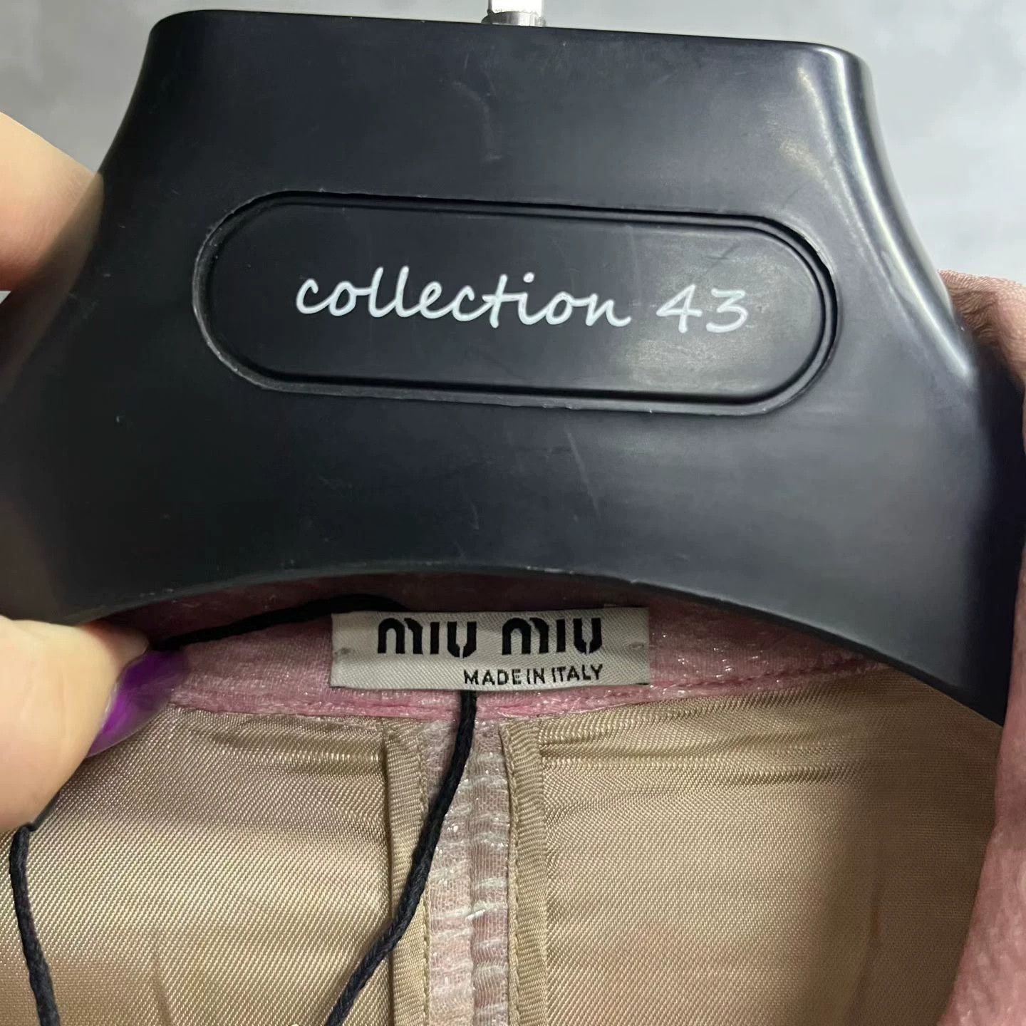 Miu Miu 【Miu Miu】Latest Multi-Color Collared Casual Jacket Size M / US 6-8 / IT 42-44 - 4 Thumbnail
