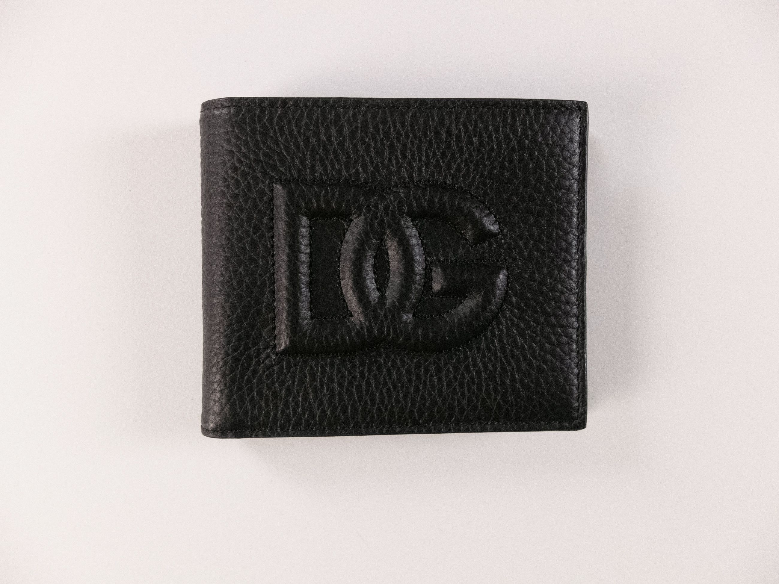 Dolce & Gabbana DOLCE & GABBANA black DG logo embossed leather wallet Size ONE SIZE - 1 Thumbnail