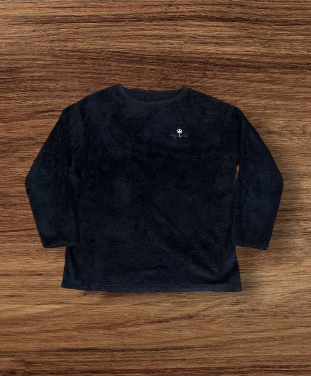 Disney Tim Burton’s The Nightmare Fleece Long Sleeve Night Wear Size US M / EU 48-50 / 2 - 1 Thumbnail