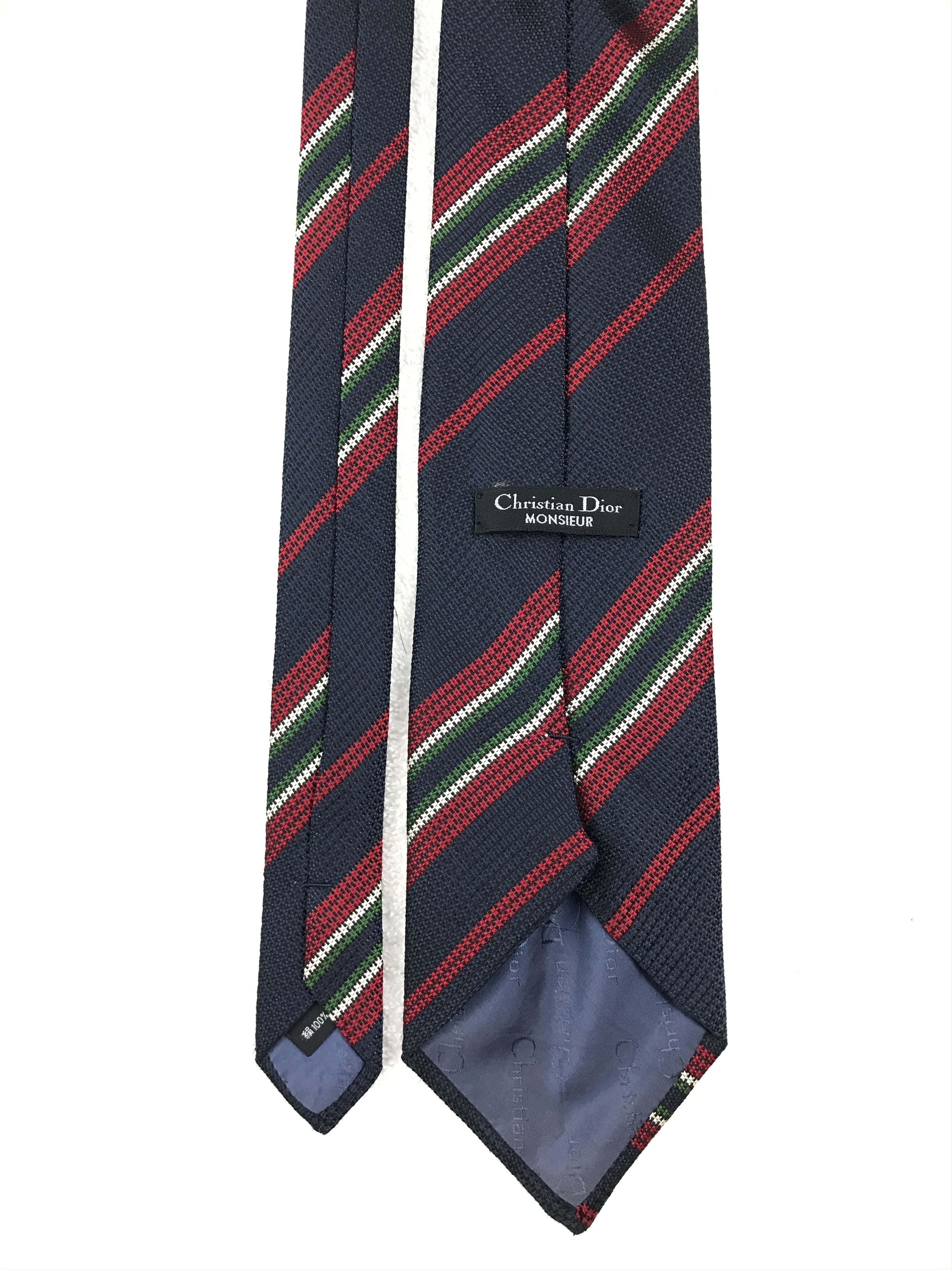Christian Dior Monsieur × Vintage Vintage Christian Dior Silk Necktie Size ONE SIZE - 4 Thumbnail