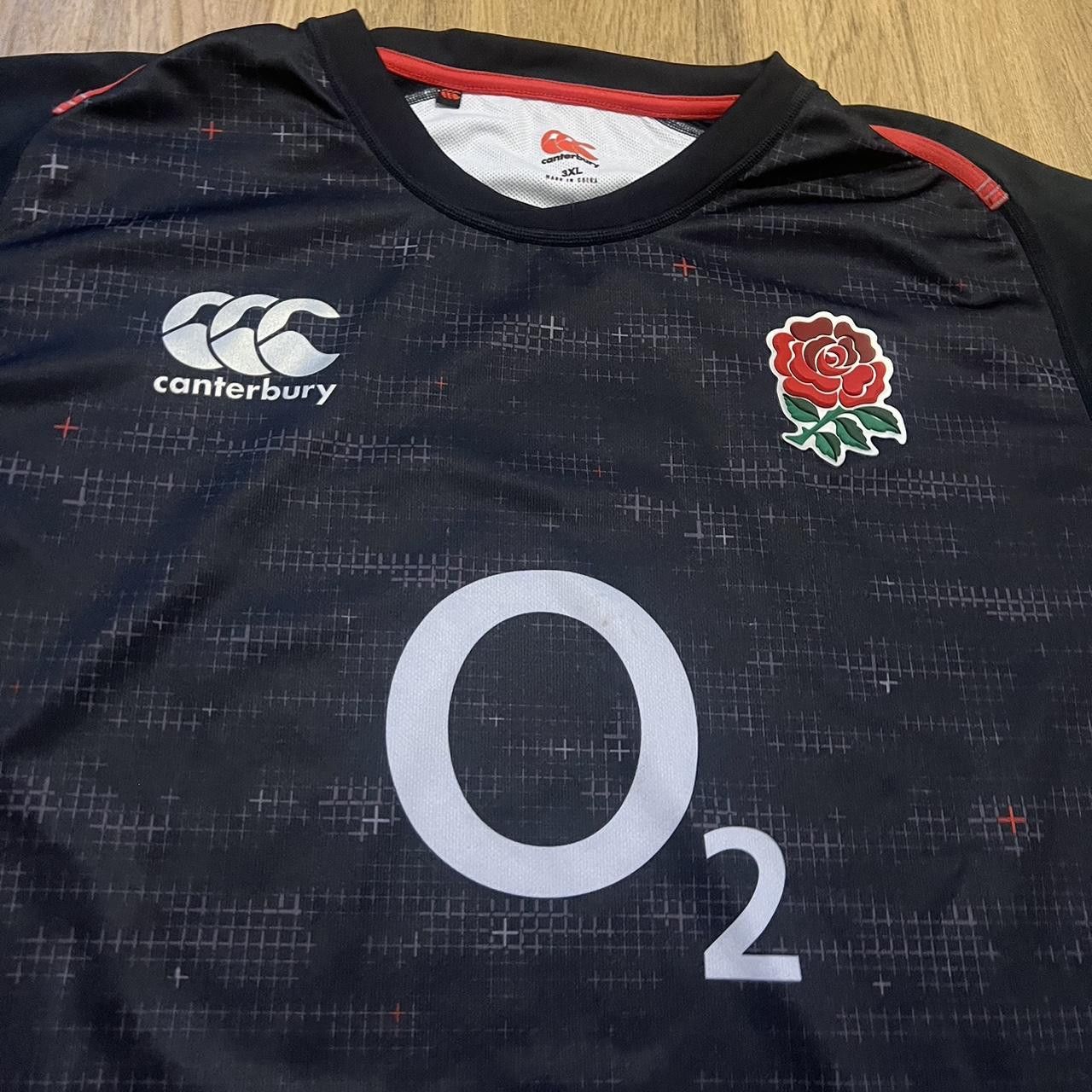 Canterbury of New Zealand England Rugby 2016/17 black jersey #rugby #sportswear Size US XXL / EU 58 / 5 - 3 Thumbnail