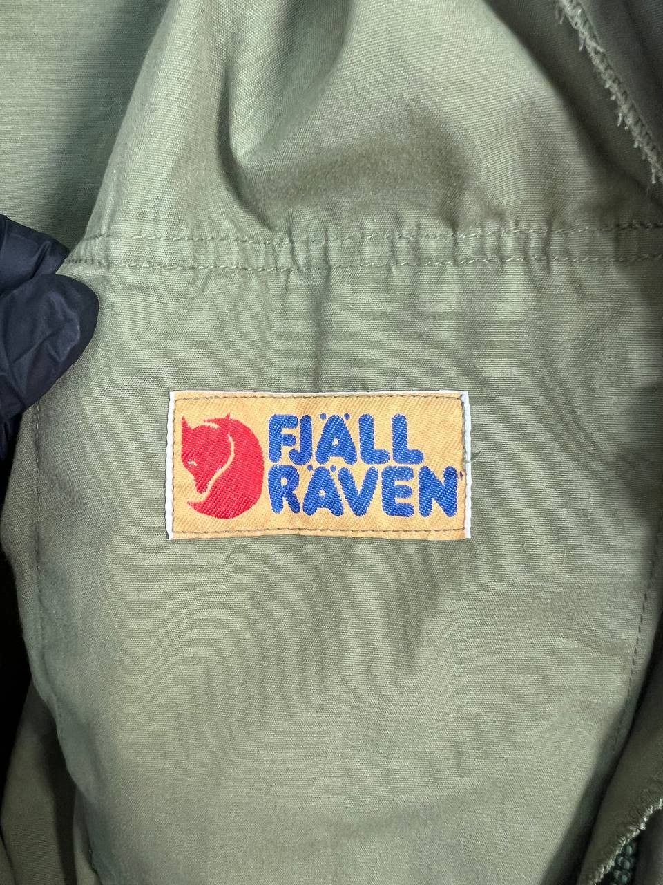 Fjallraven × Vintage Fjallraven Vintage Hooded Jacket Logo Khaki Green sz 52 Size US L / EU 52-54 / 3 - 2 Thumbnail