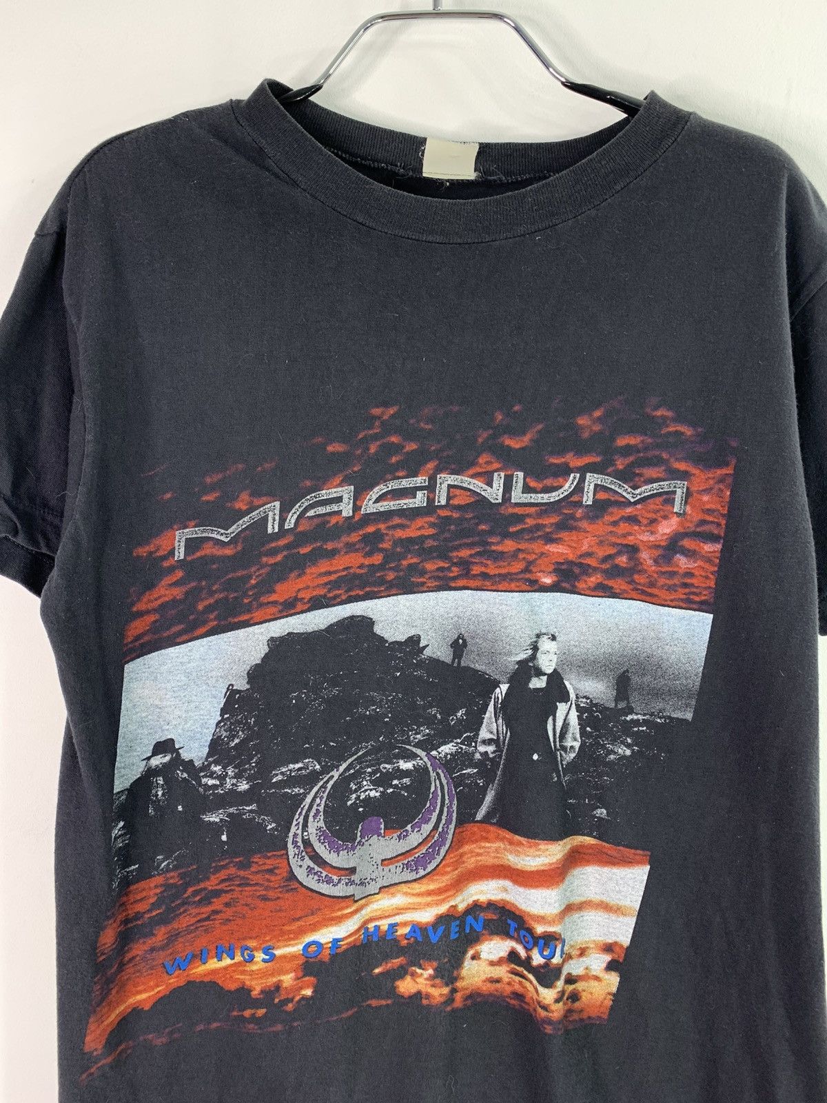 Band Tees × Vintage Vintage Magnum Wings Of Heaven Tour 1988 T-Shirt S/M Size Size US S / EU 44-46 / 1 - 5 Thumbnail