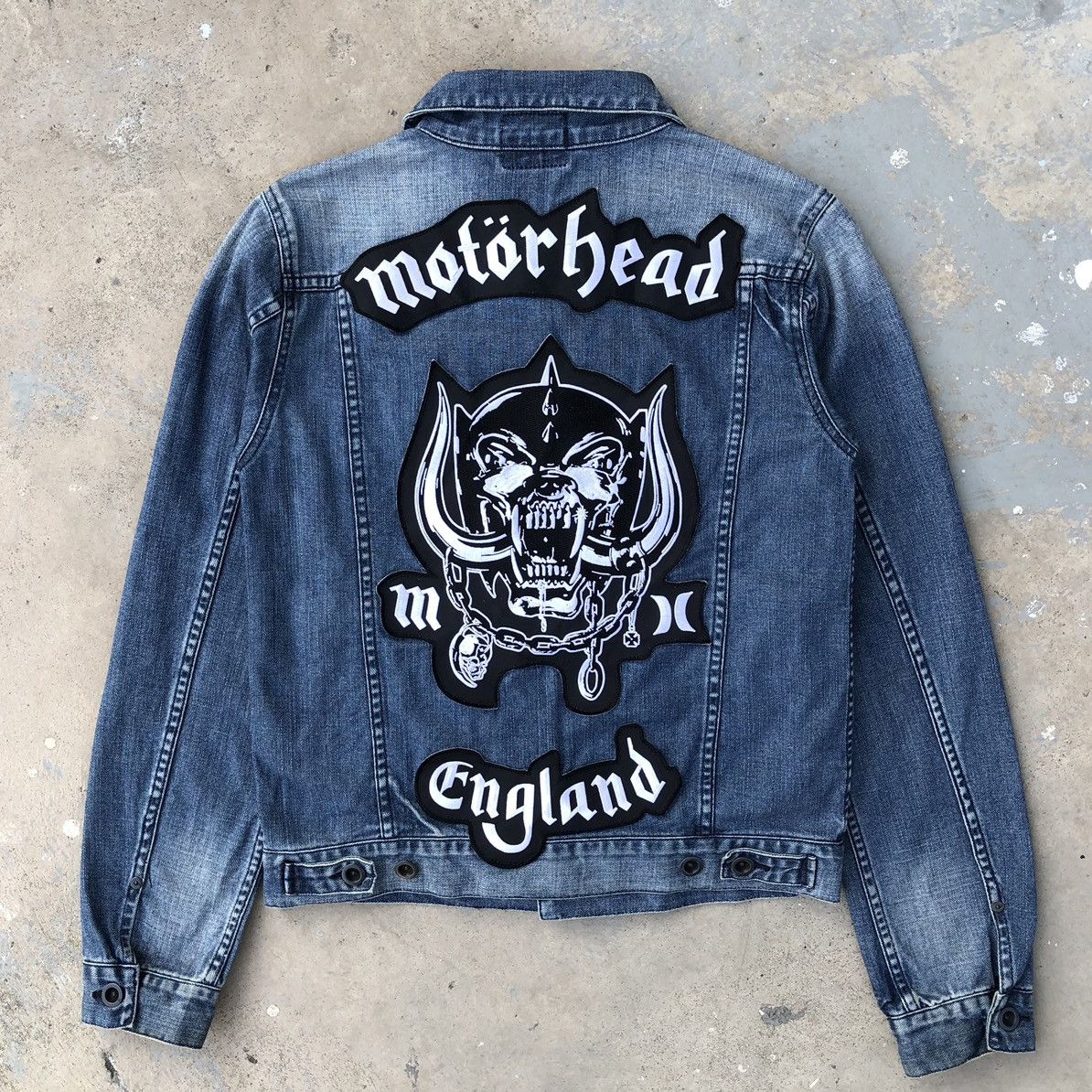 Hurley Hurley x Motorhead England Denim Trucker Jacket | Grailed