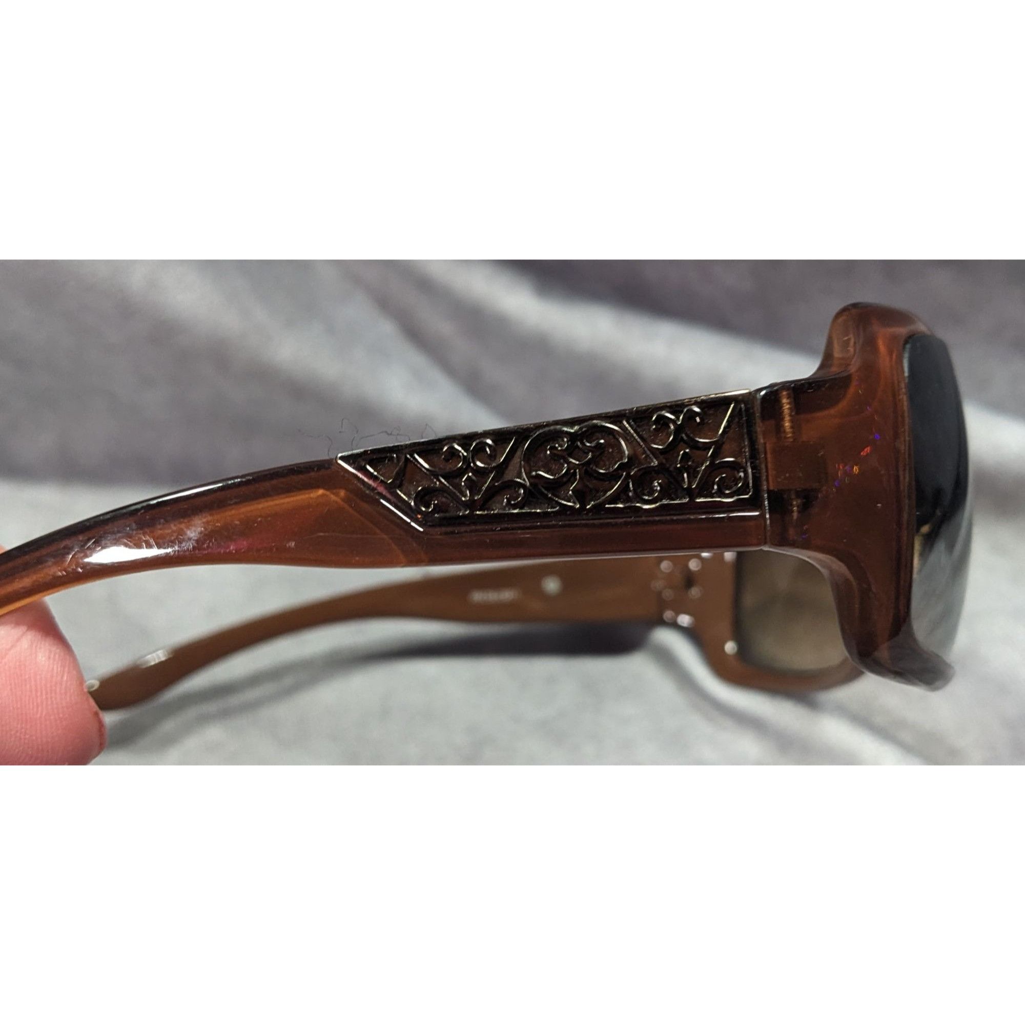 Other Vintage Revlon Brown Sunglasses With Art Nouveau Accents Size ONE SIZE - 5 Thumbnail