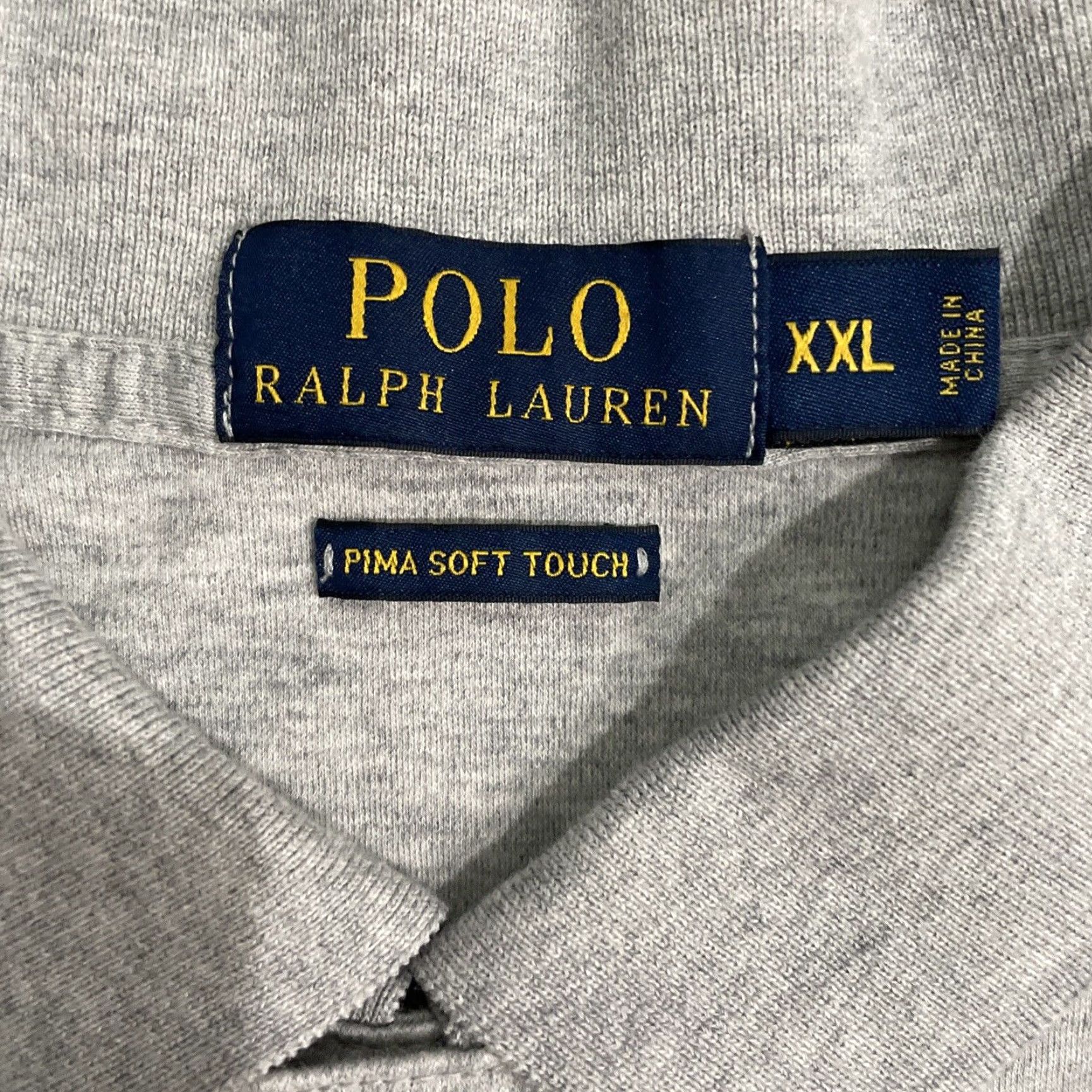 Polo Ralph Lauren Polo Ralph Lauren Soft Touch Golf Polo Shirt Gray Men's 2XL Size US XXL / EU 58 / 5 - 4 Thumbnail
