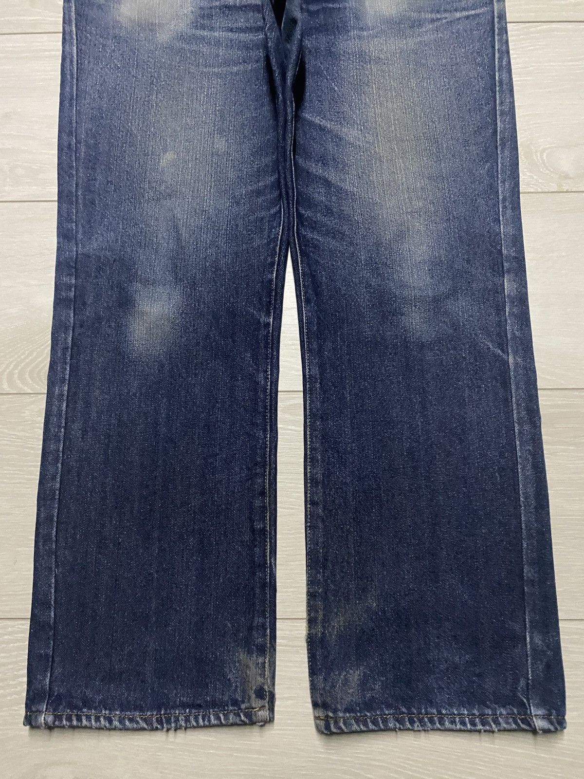 Japanese Brand Vintage Japanese Brand Sand Fade Wash Distressed Loose Jeans Size US 32 / EU 48 - 5 Thumbnail
