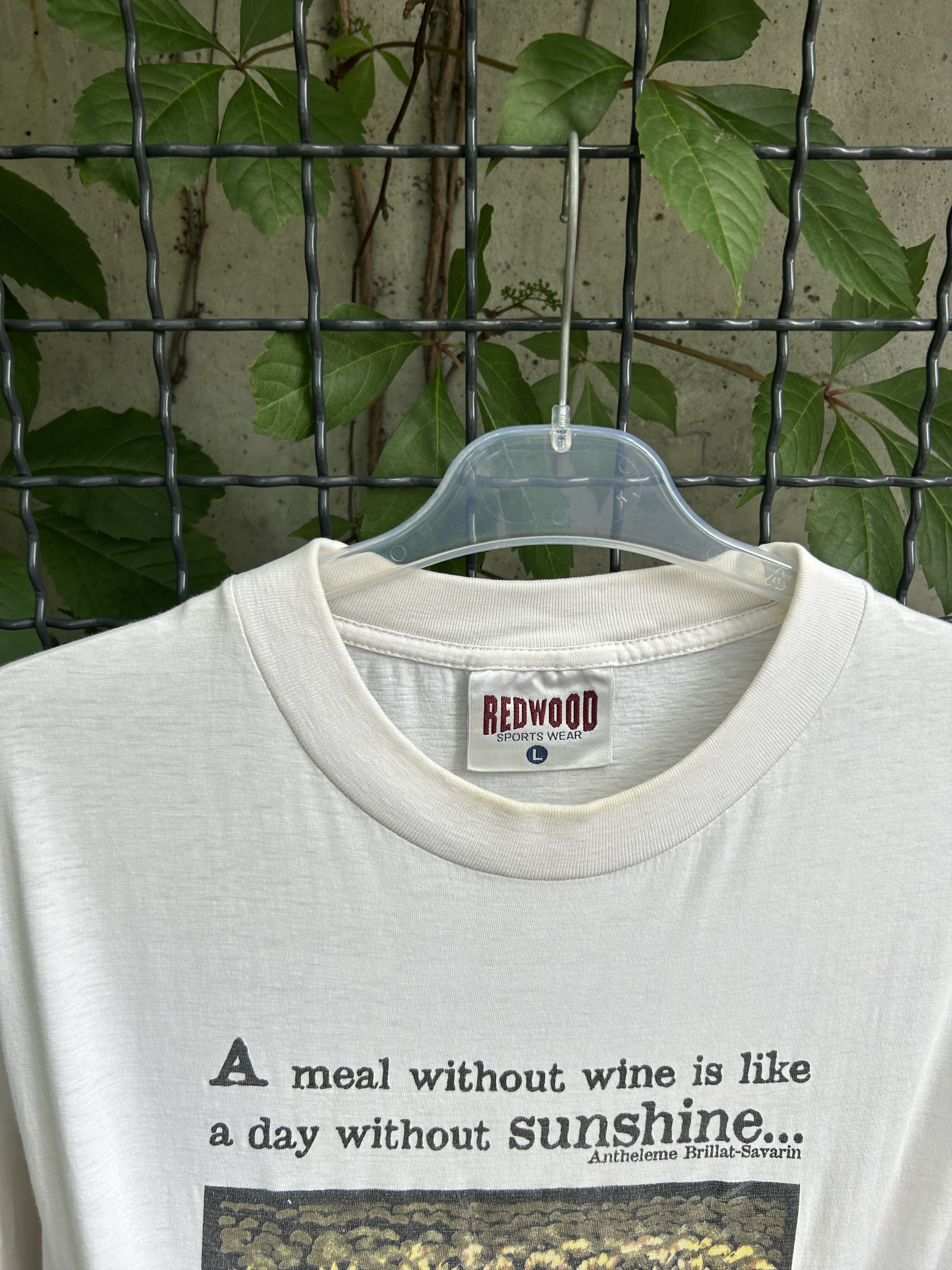 Vintage Vintage 1997 Christopher Wormell Wine and Sunflowers Art Tee Size US L / EU 52-54 / 3 - 5 Thumbnail