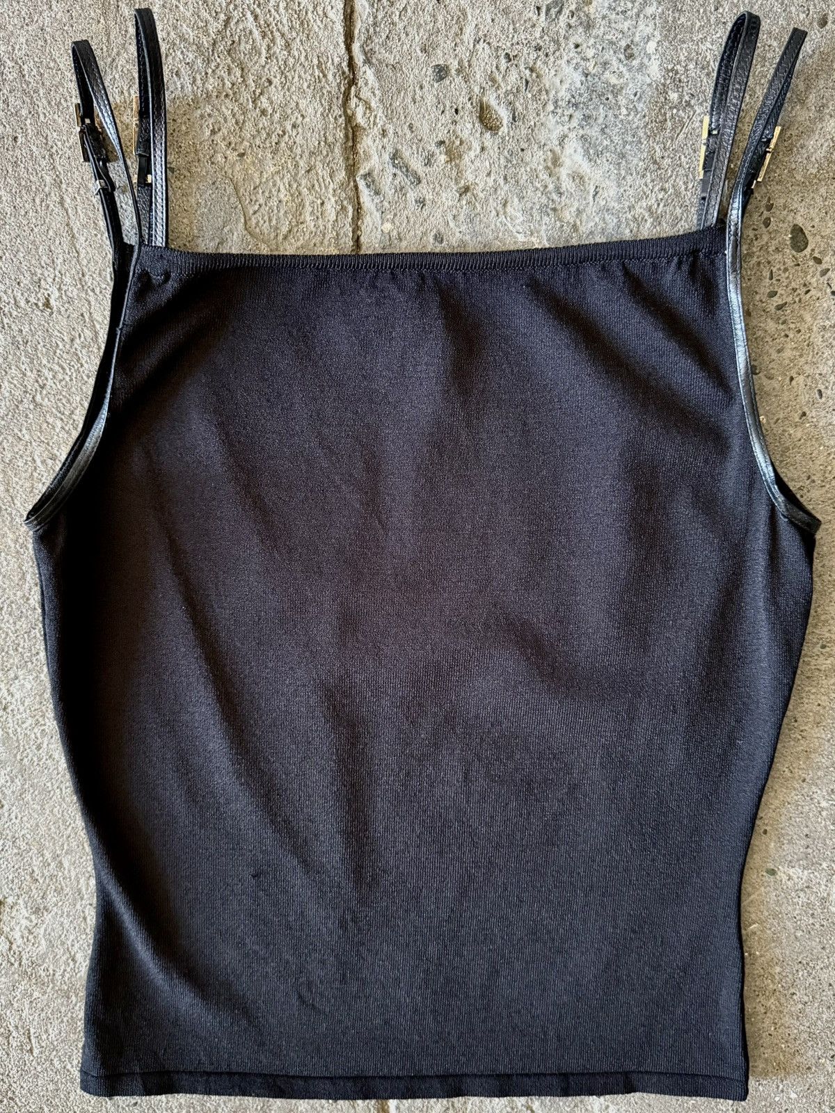 Gucci Gucci - Tom Ford - SS1998 - G Logo Buckle - Tank Top Size M / US 6-8 / IT 42-44 - 3 Thumbnail