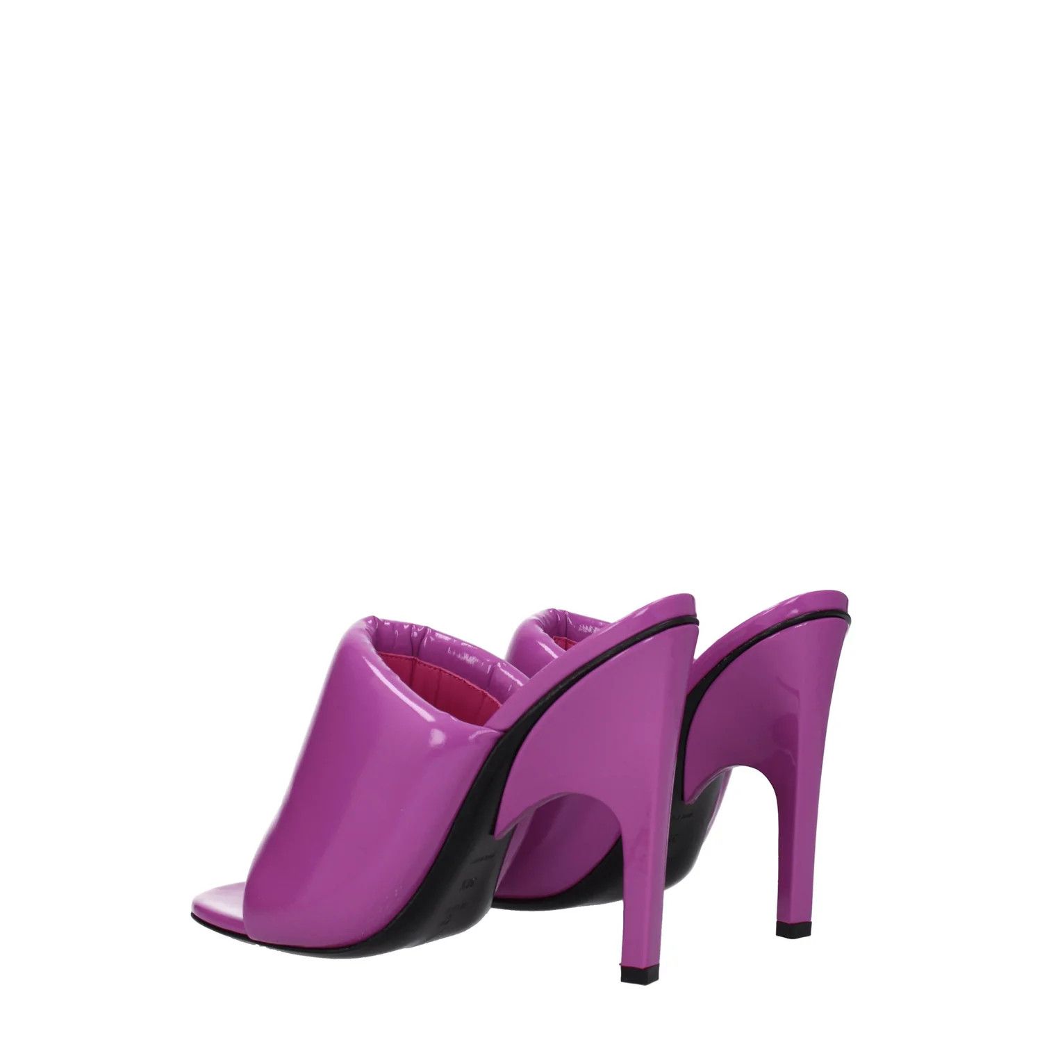 The Attico ob1o1e1224 Leather Eco Sandals in Purple Size US 10 / IT 40 - 4 Thumbnail