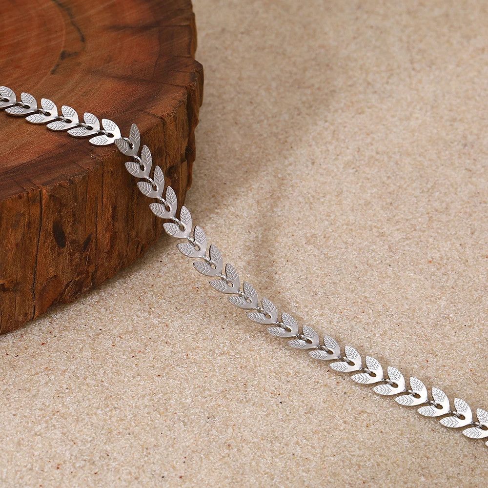 Jewelry Elegant Ear Wheat Arrow Chain Simplicity Necklace Size ONE SIZE - 3 Thumbnail
