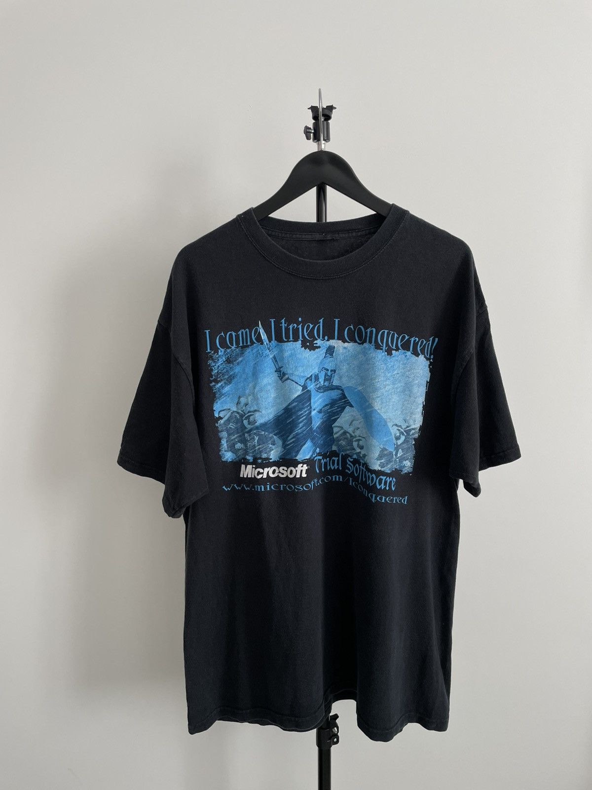 Microsoft Vintage 00’s Microsoft Promo T-Shirt 300 Spartans Movie Y2K Size US L / EU 52-54 / 3 - 1 Thumbnail