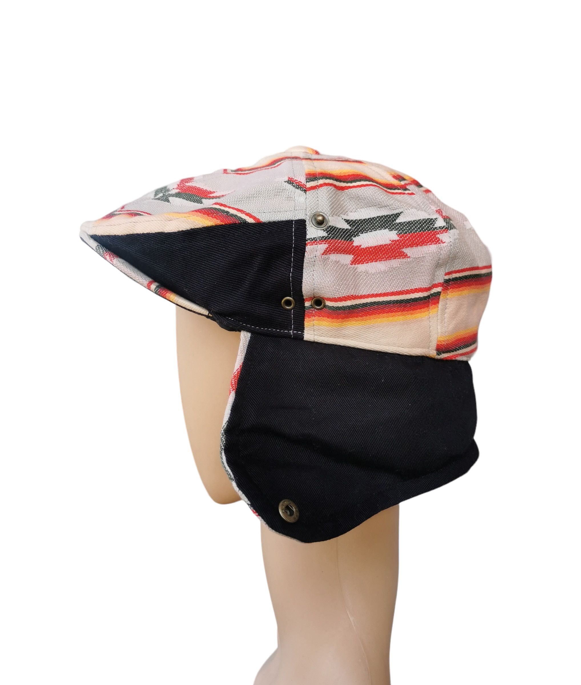 Vintage DL Headwear Navajo Flat Cap Size 38 - 2 Thumbnail
