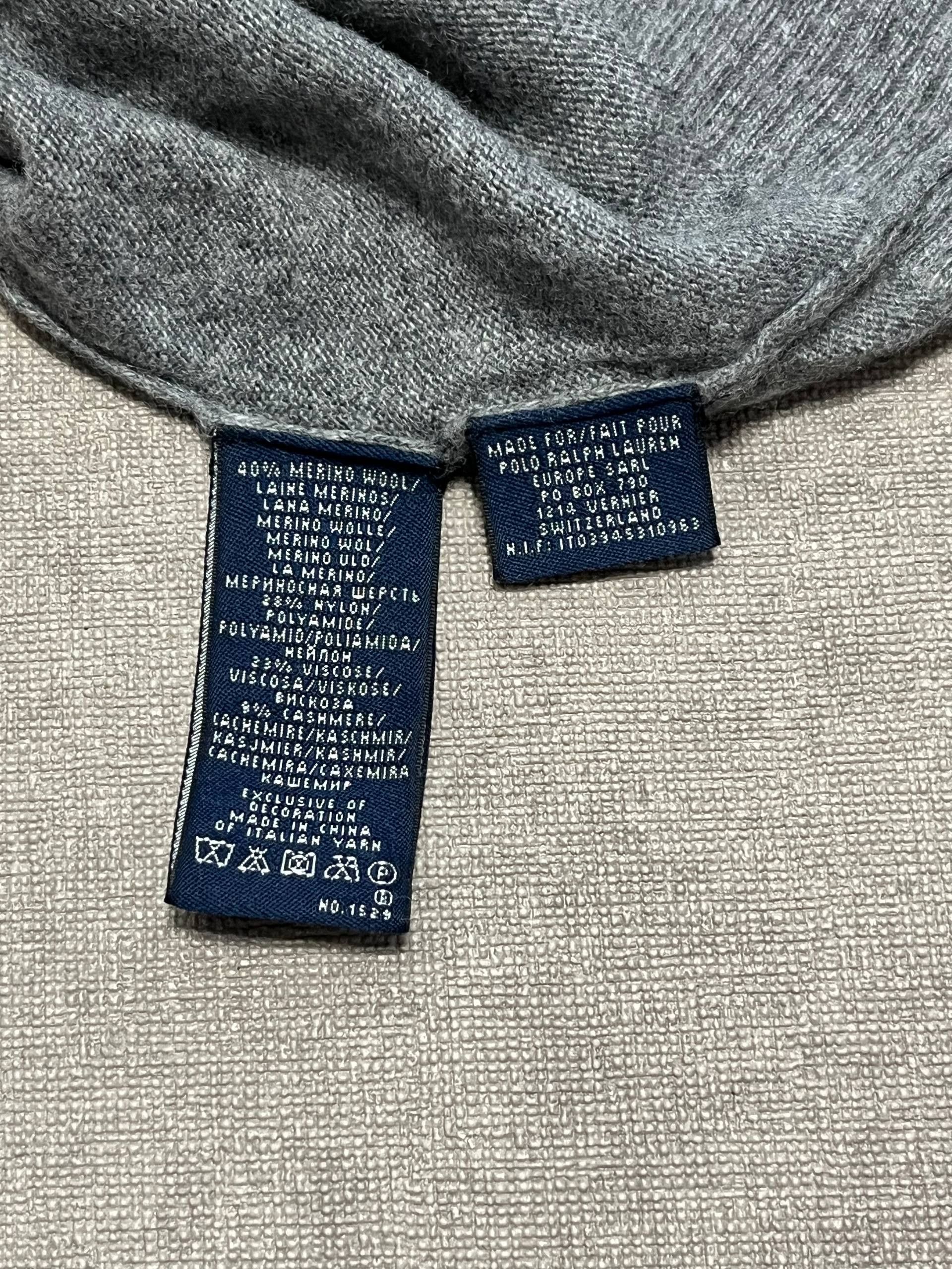 Polo Ralph Lauren Polo Ralph Lauren V - Neck Cable Knit Wool Sweater Women`s Size L / US 10 / IT 46 - 12 Thumbnail