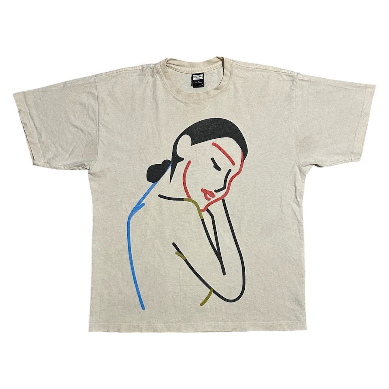 Obey Obey Hugger Cream T-Shirt Size US L / EU 52-54 / 3 - 1 Thumbnail