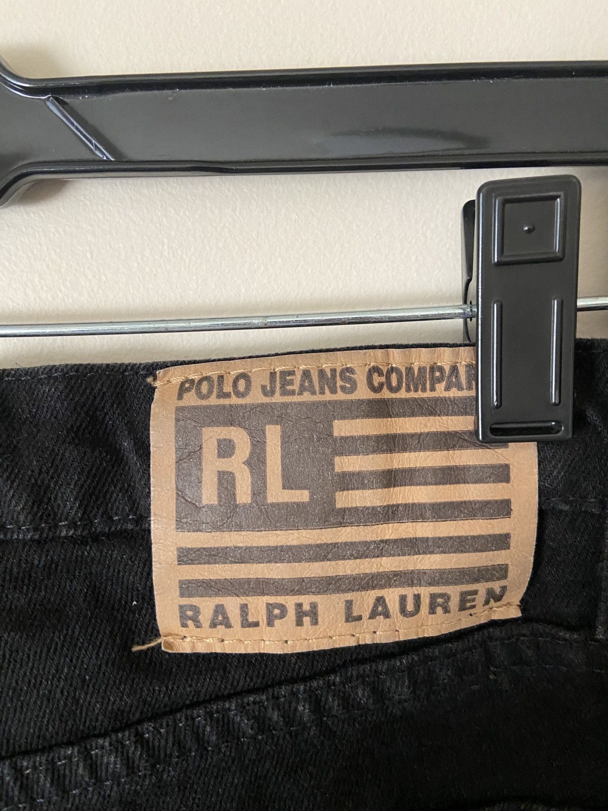 Polo Ralph Lauren × Vintage Vintage Polo Jeans Ralph Lauren Black Denim Size US 30 / EU 46 - 5 Thumbnail
