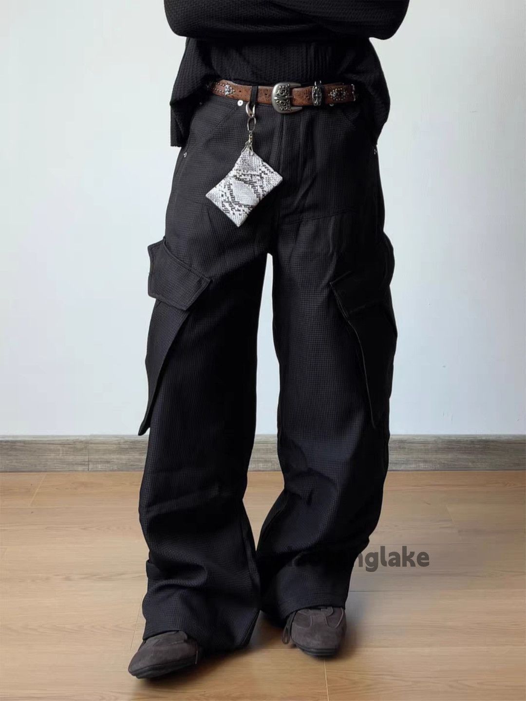 Vintage xz military outdoor tactical loose baggy cargo flared pants Size US 30 / EU 46 - 1 Thumbnail