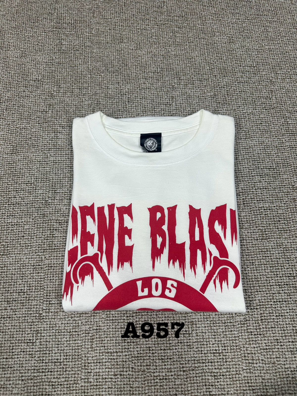 WCW/nWo NJPW Gene Blast Tshirt A957 Size US M / EU 48-50 / 2 - 12 Thumbnail