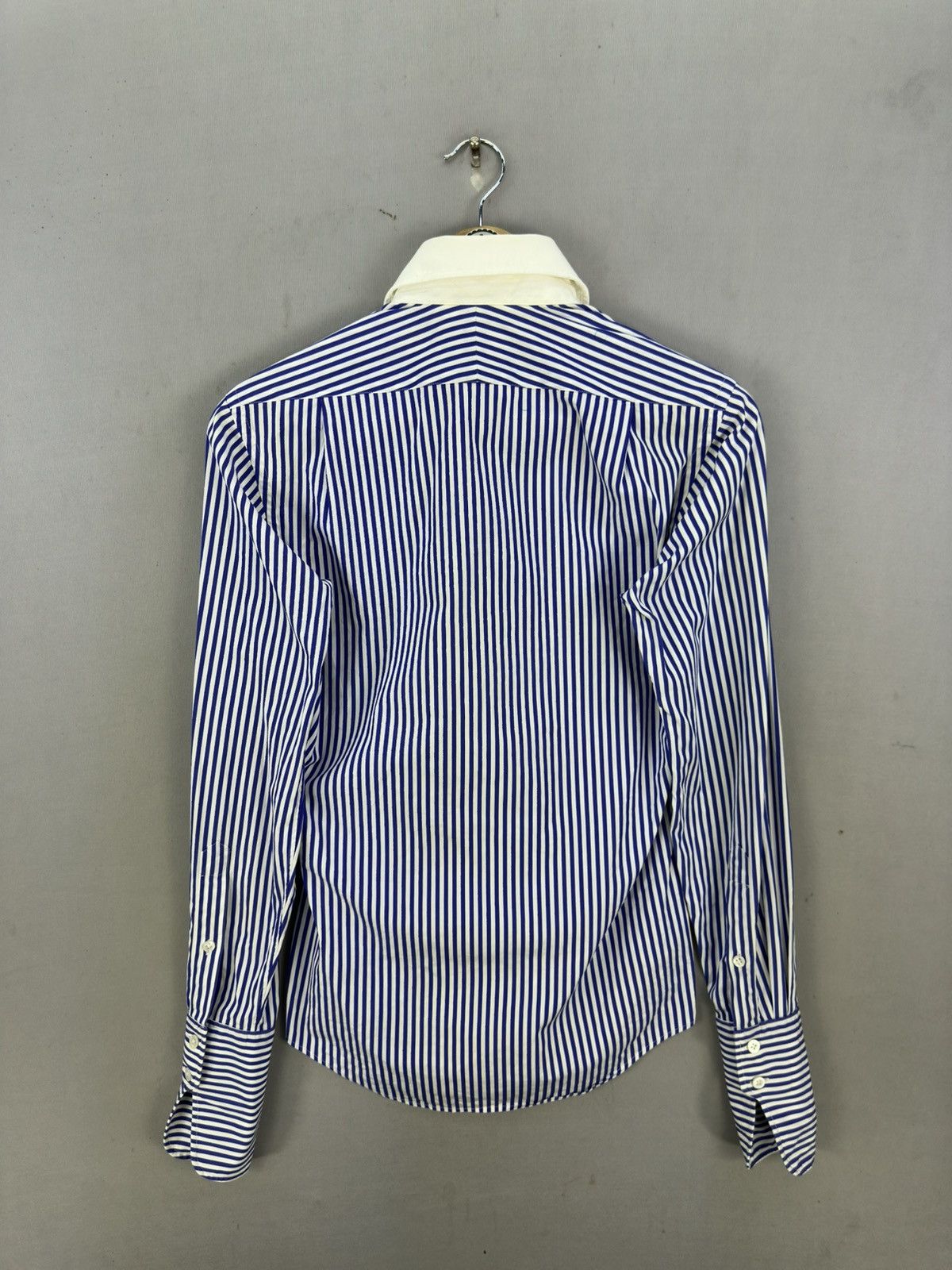 Alfred Dunhill Alfred Dunhill Made to Measure Stripes Flannel Shirt Size US XS / EU 42 / 0 - 4 Thumbnail