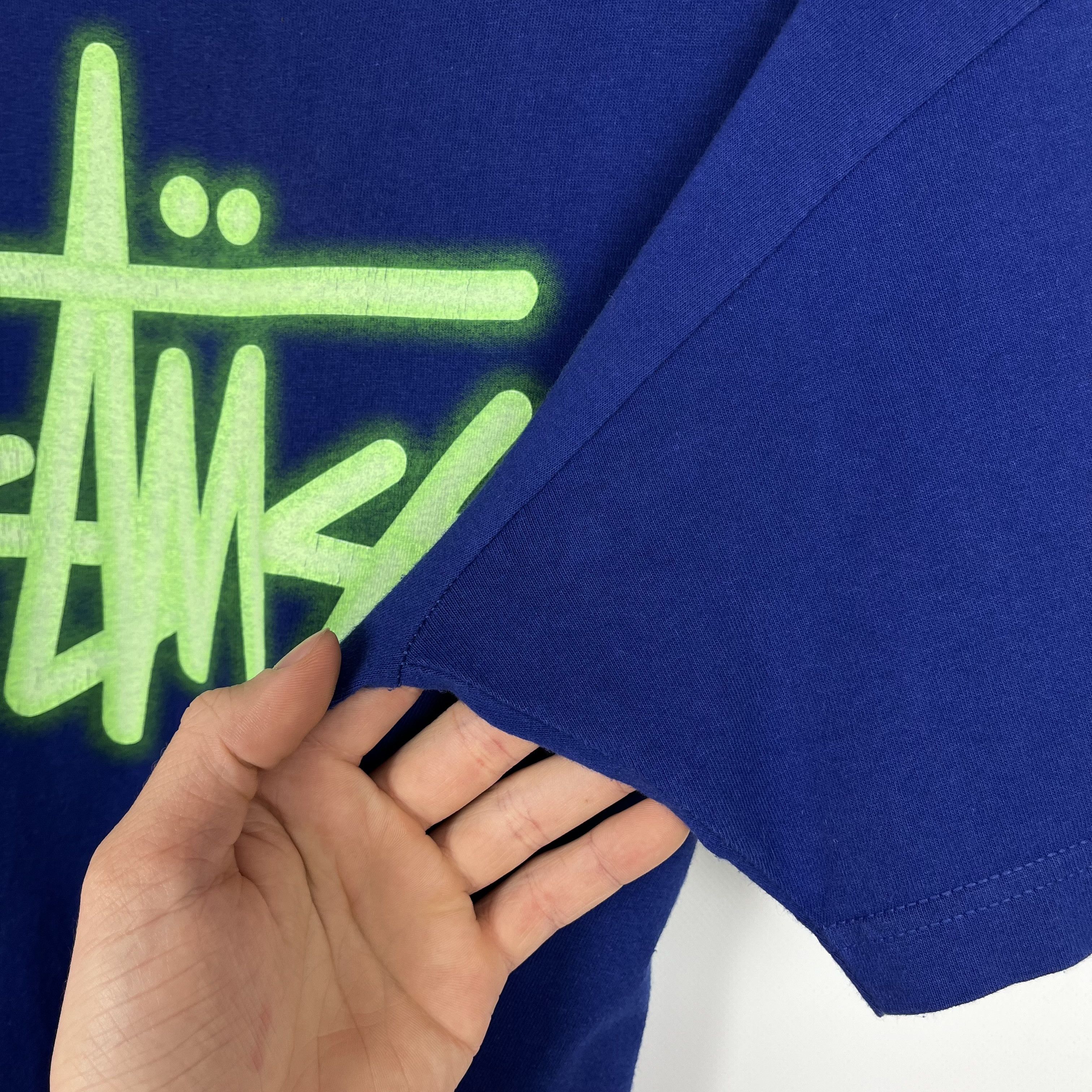 Stussy Vintage Stussy Acid Neon Graffiti Big Logo T Shirt 2000’s Size US L / EU 52-54 / 3 - 13 Thumbnail