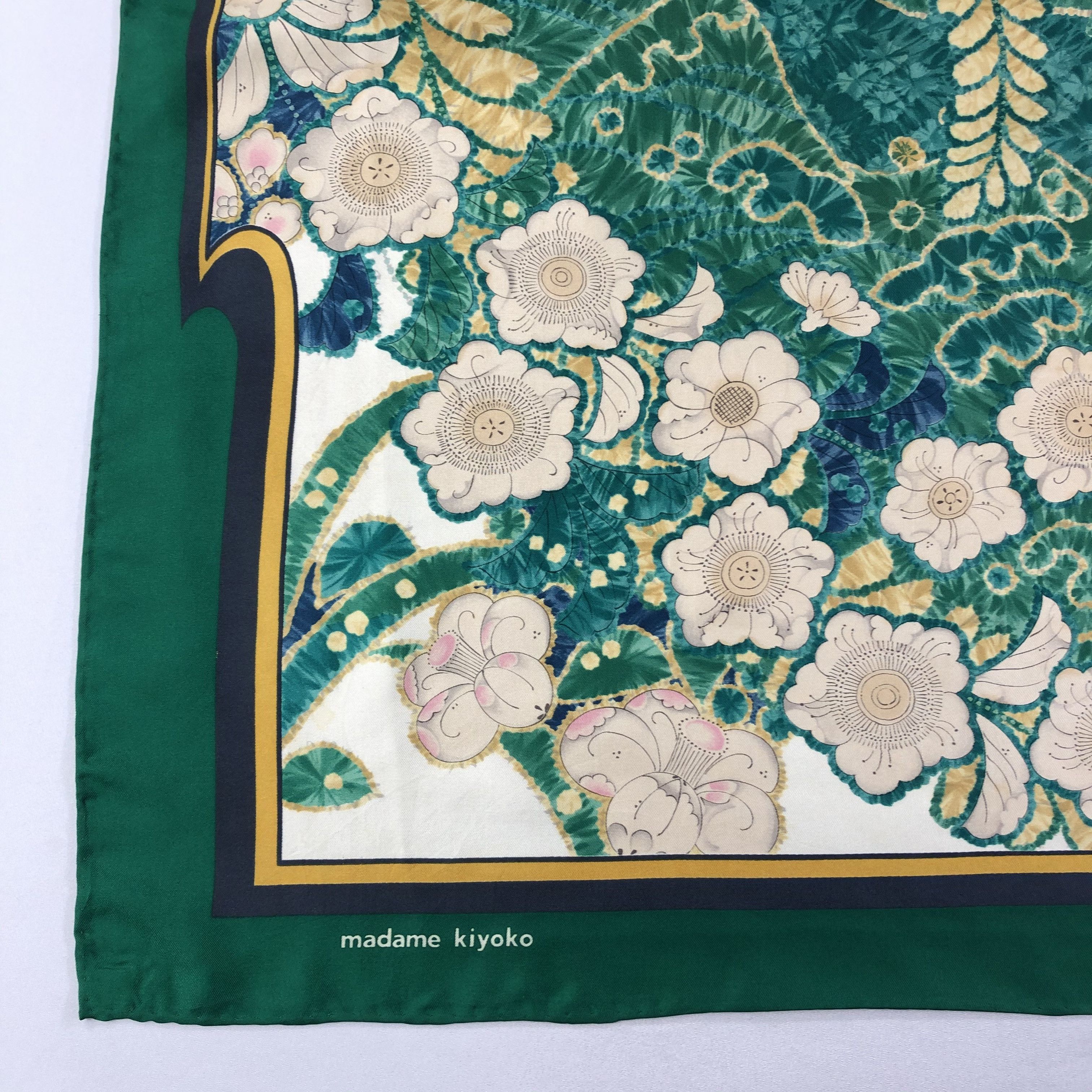Vintage Vintage Madame Kiyoko Silk Scarf Size ONE SIZE - 4 Thumbnail
