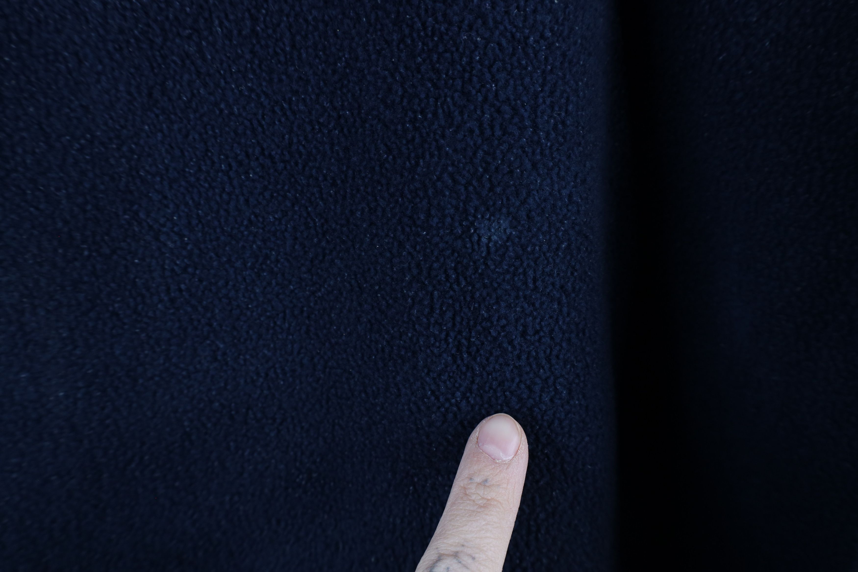 Gap × Vintage Vintage 90s Gap Blank Thick Fleece V-Neck Sweater Blue Size US L / EU 52-54 / 3 - 4 Thumbnail