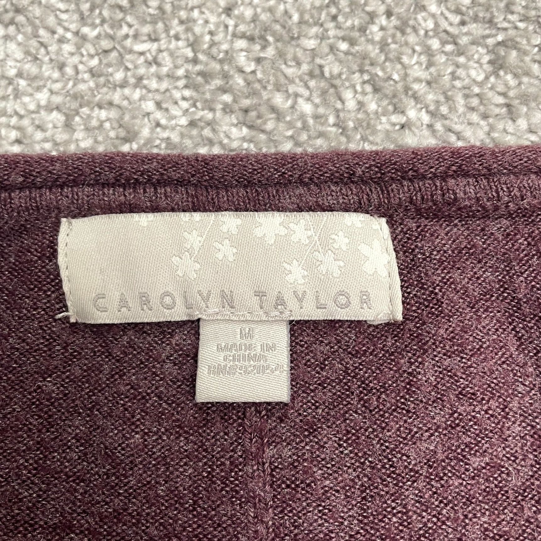 Vintage Carolyn Taylor Pullover Sweater Womens Medium Red Knit 3/4 Sleeve Round Neck Casual All Seasons Vintage No Size M / US 6-8 / IT 42-44 - 6 Thumbnail
