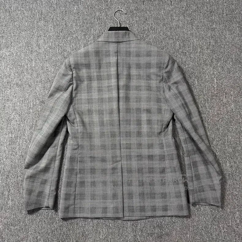 Dior Dior Qianniao Grid Woollen Suit Size 46R - 3 Thumbnail