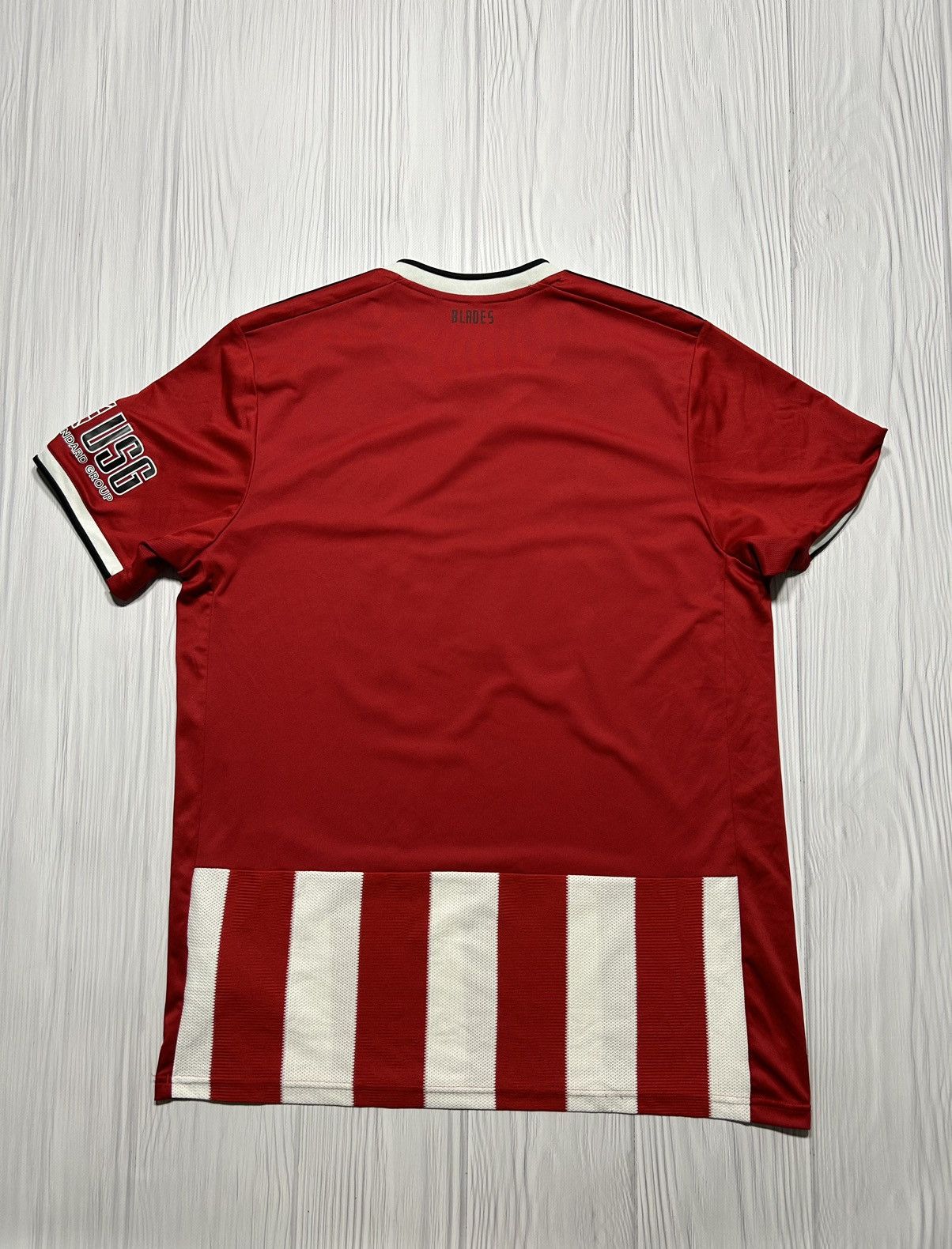 Adidas 2019-2020 Sheffield United Adidas Home Football Shirt Jersey Size US L / EU 52-54 / 3 - 9 Thumbnail