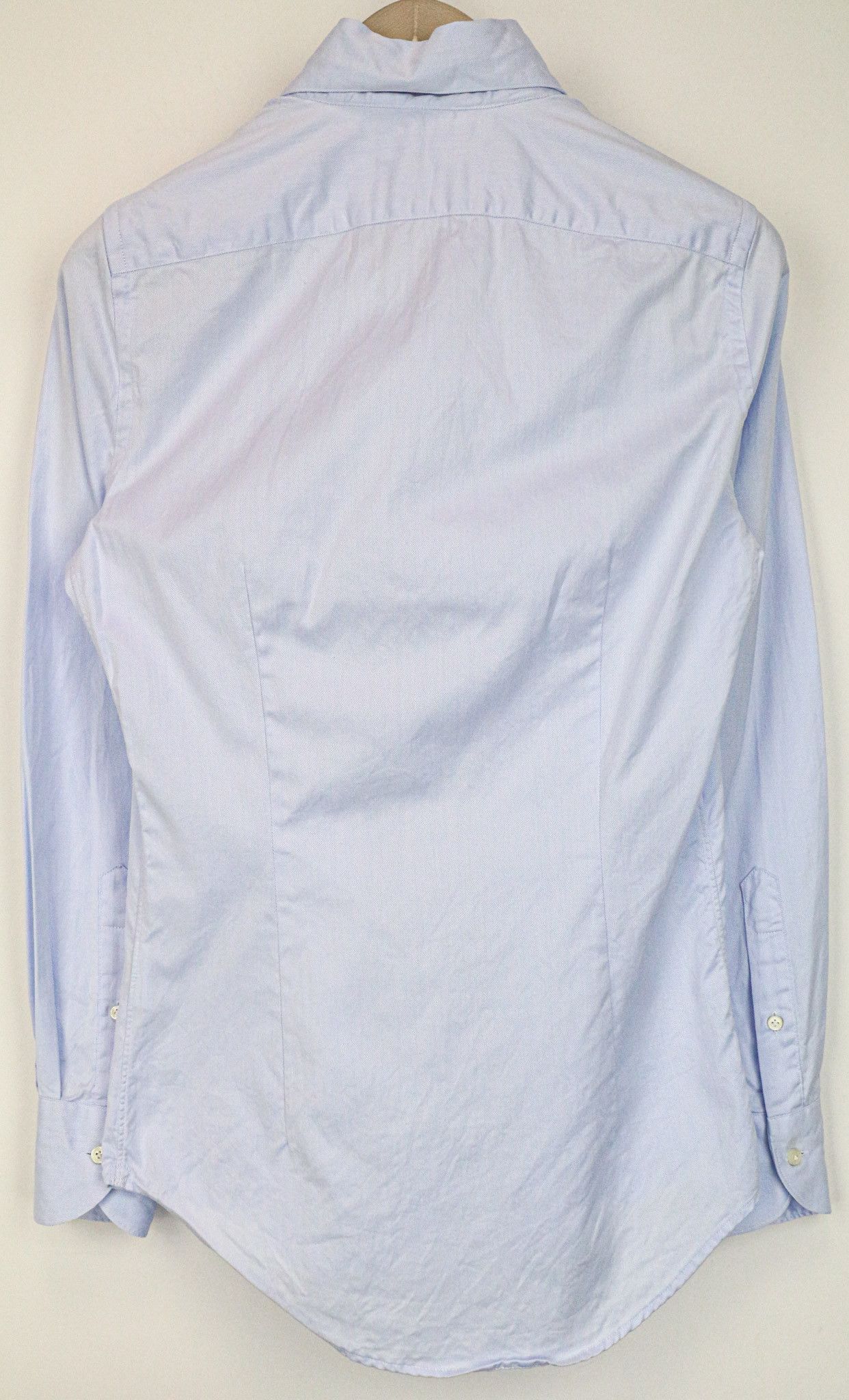 Suitsupply 35/36 13 1/2/14 Extra Slim Blue Cotton Shirt 76366 Size 36R - 2 Thumbnail