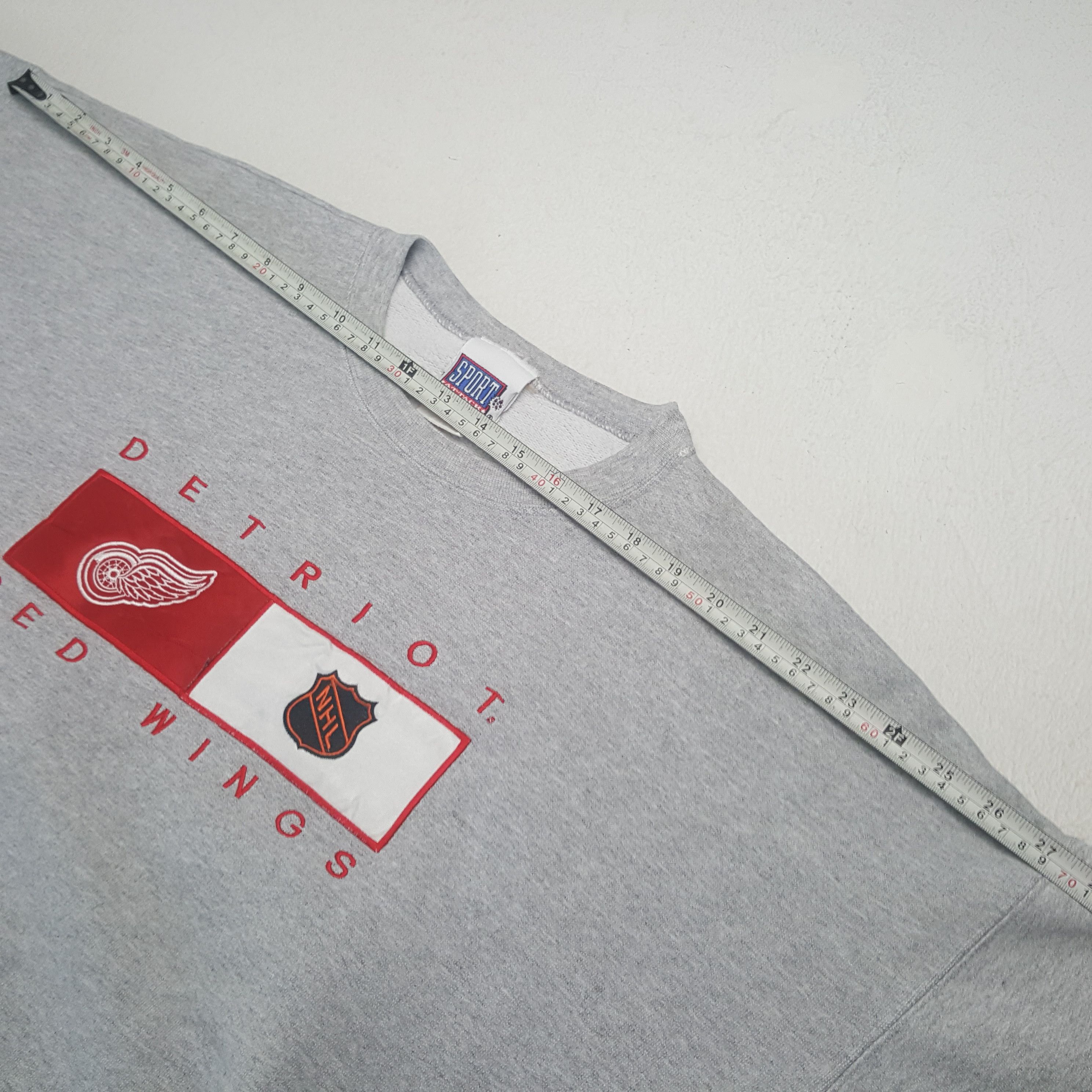 NHL DETRIOT RED WINGS Ice Hockey Team Sweatshirt C291N1 Size US XL / EU 56 / 4 - 6 Thumbnail