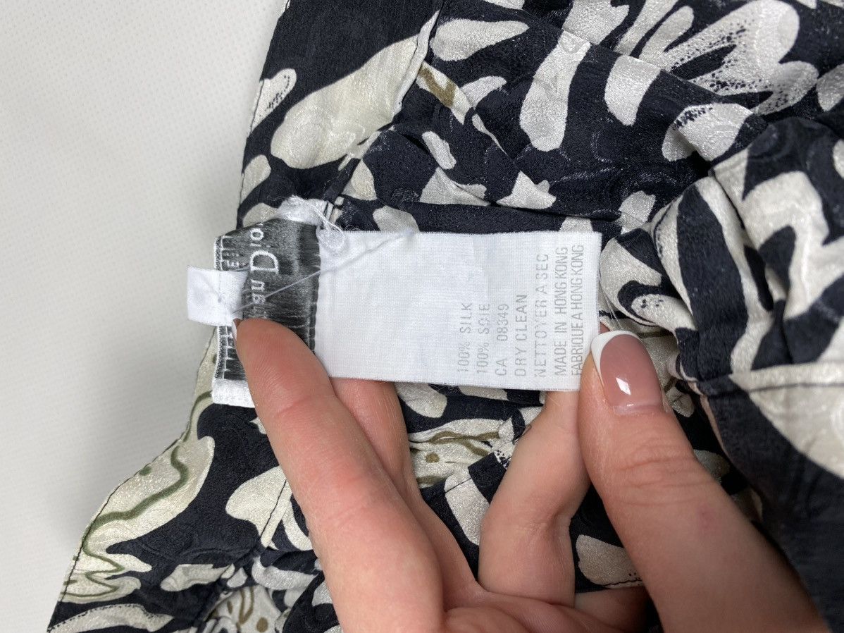 Dior × Vintage Christian Dior Coordonnes Floral Pattern Pleated Silk Skirt Size 30" / US 8 / IT 44 - 13 Thumbnail