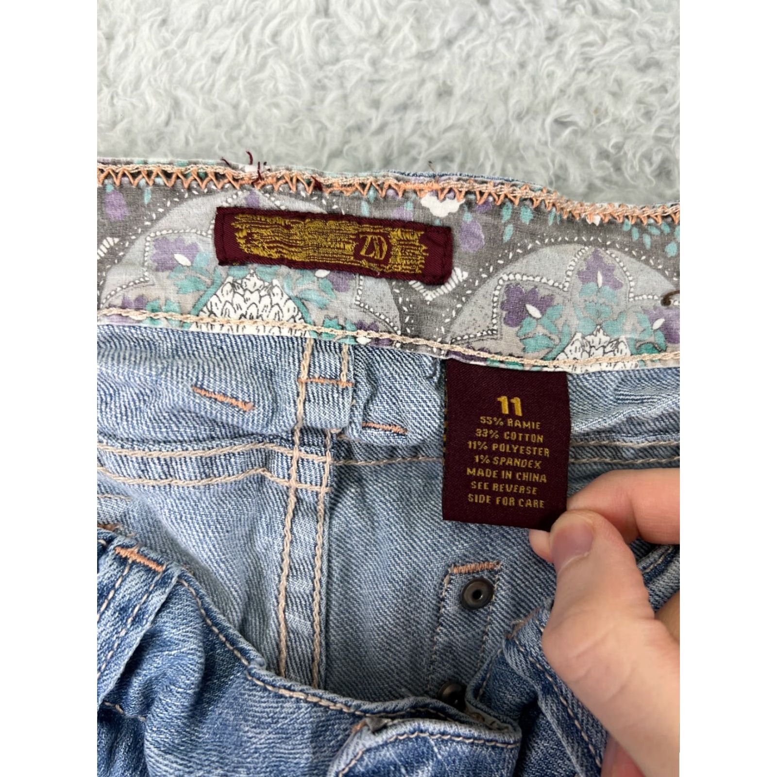 Vintage Zana Di Womens Jeans Bootcut Light Wash Denim 29in Inseam Regular Fit 30 Waist American Vintage 2010s Styles Women Size 32" / US 10 / IT 46 - 3 Thumbnail
